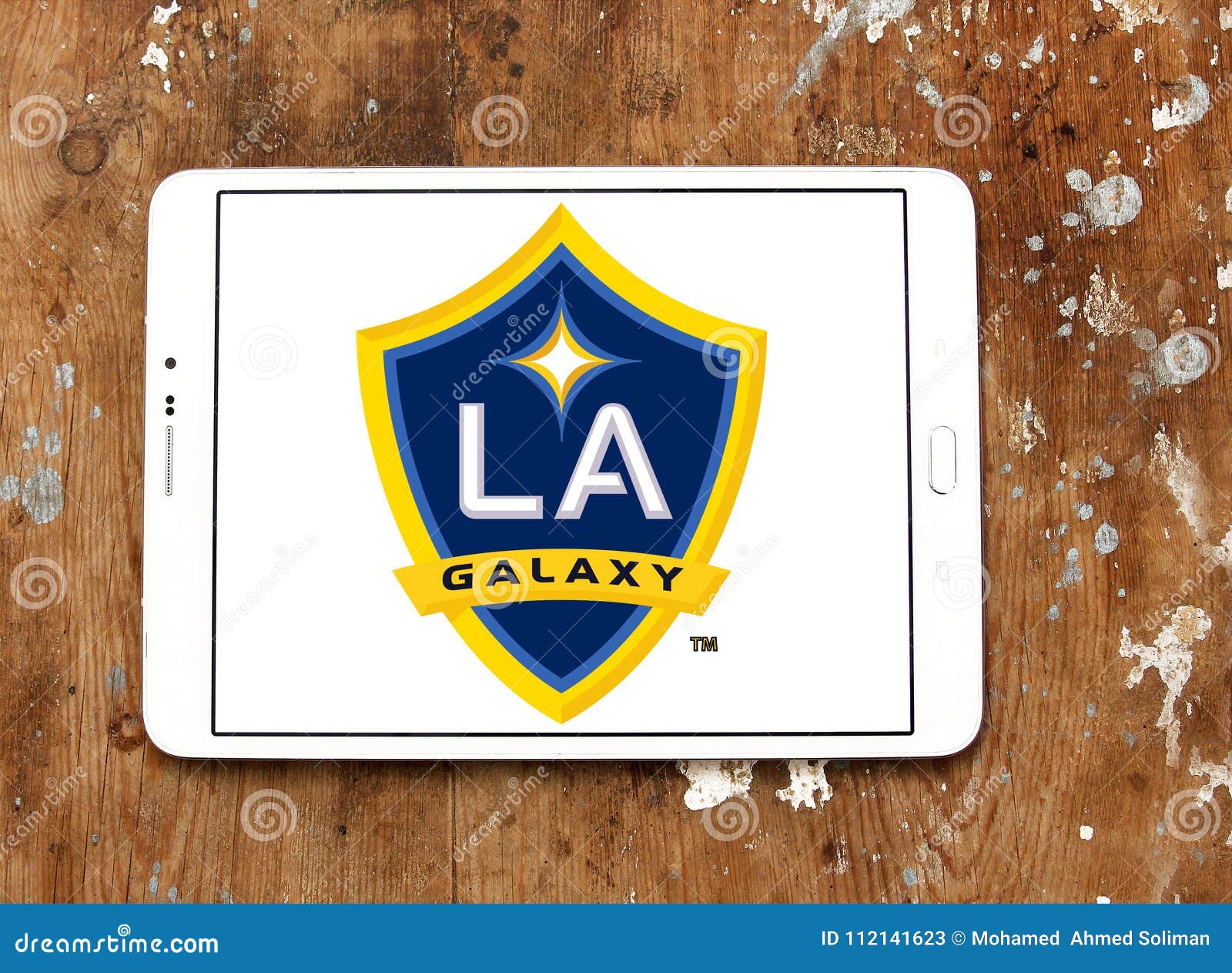 Los Angeles Galaxy Soccer Club Logo Editorial Stock Photo - Illustration of  professional, soccer: 112141623