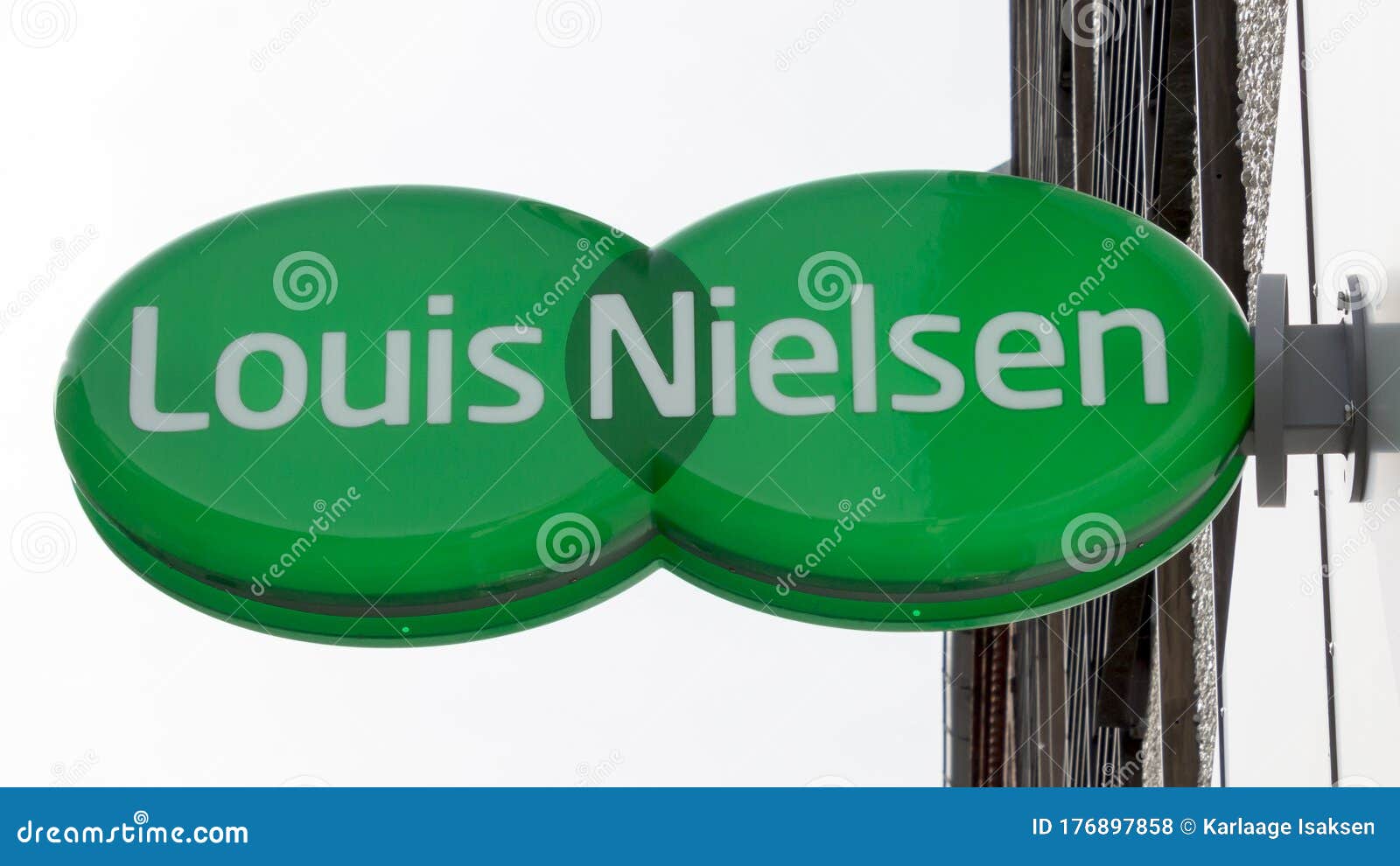 The Logo of the Nielsen Building in Aarhus Editorial Stock Photo - information, logo: