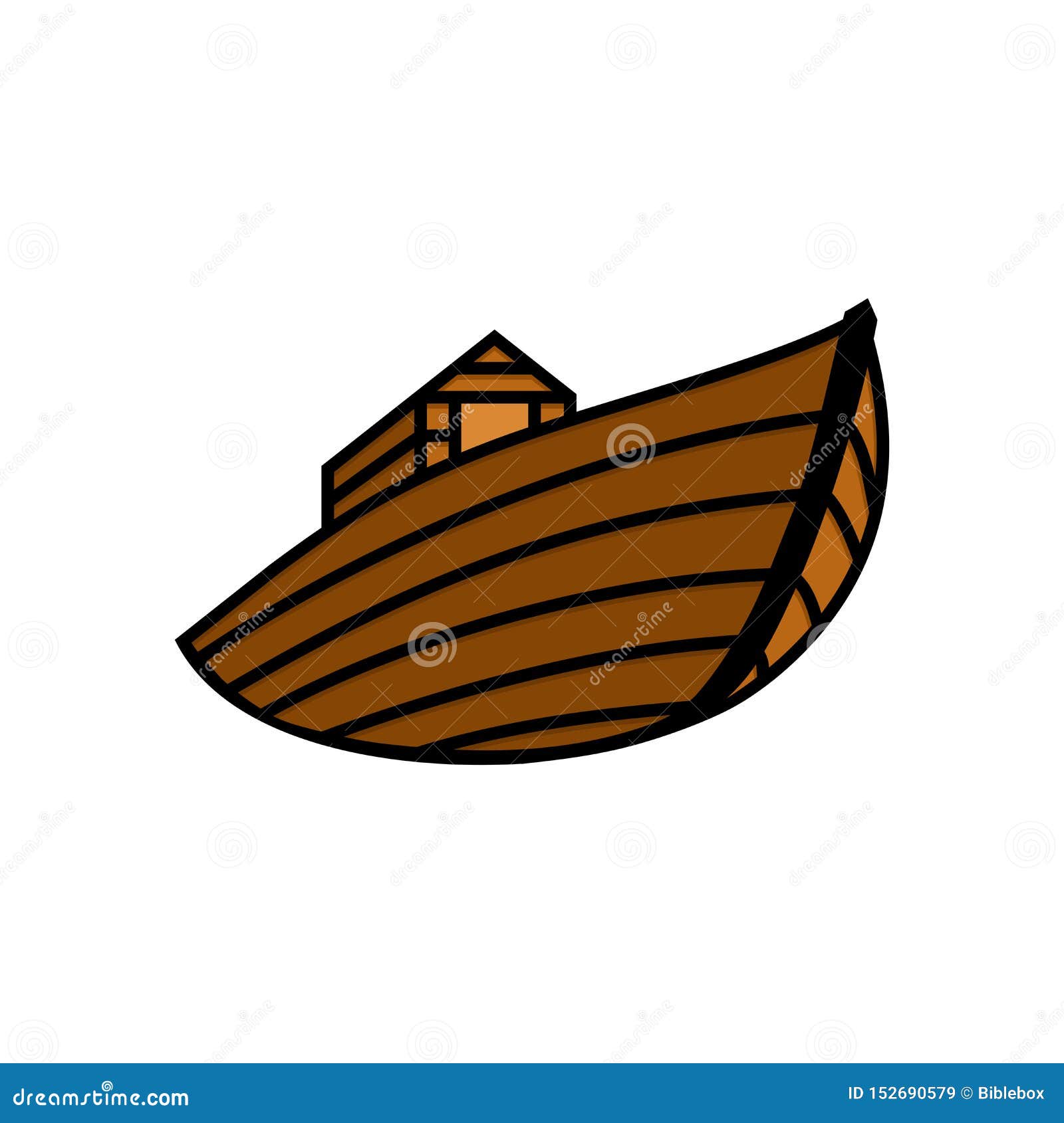 Logo of Noah`s Ark. Ship To Rescue Animals and People from the Flood ...