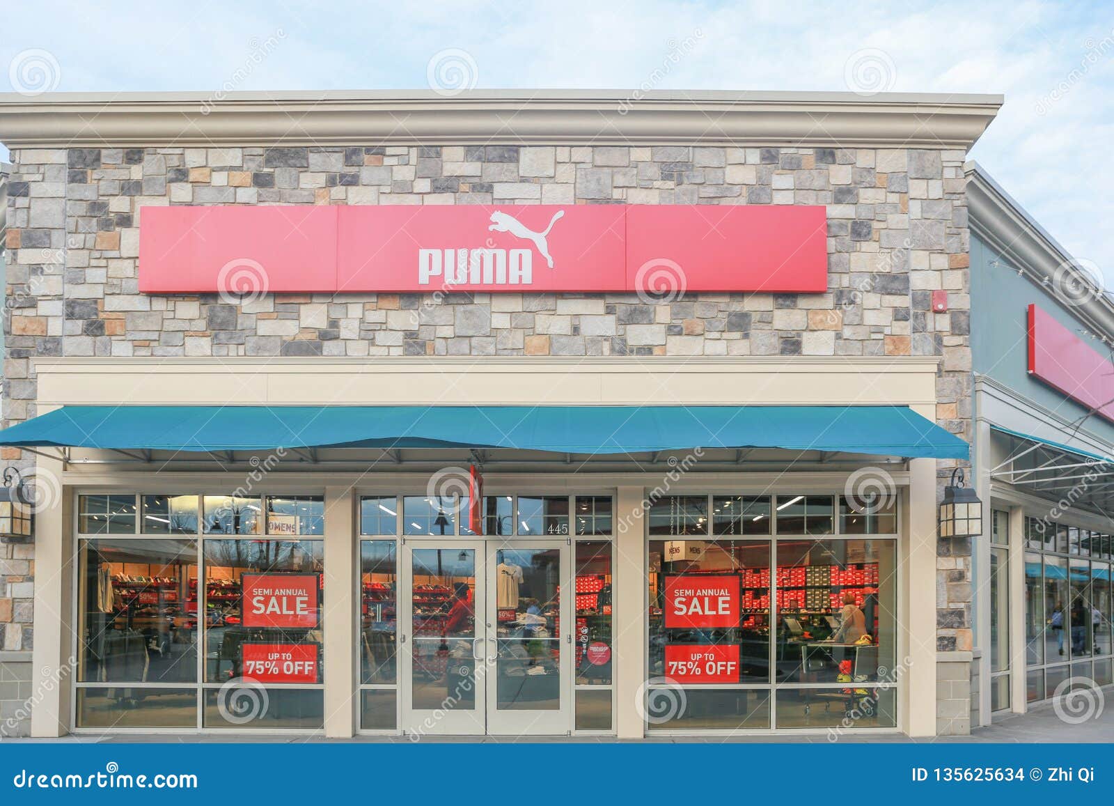 Logo of Puma in the New Jersey Outlet Shopping Area, Editorial Stock ...