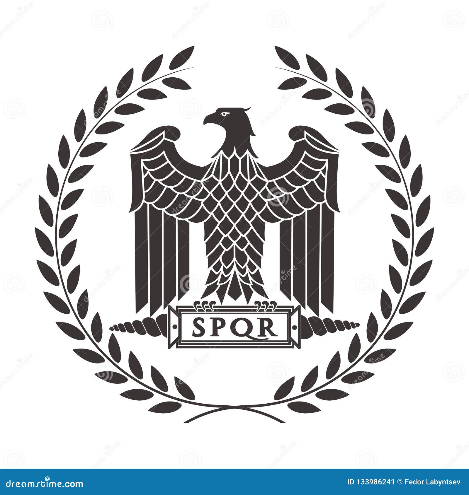 logo of the roman eagle.