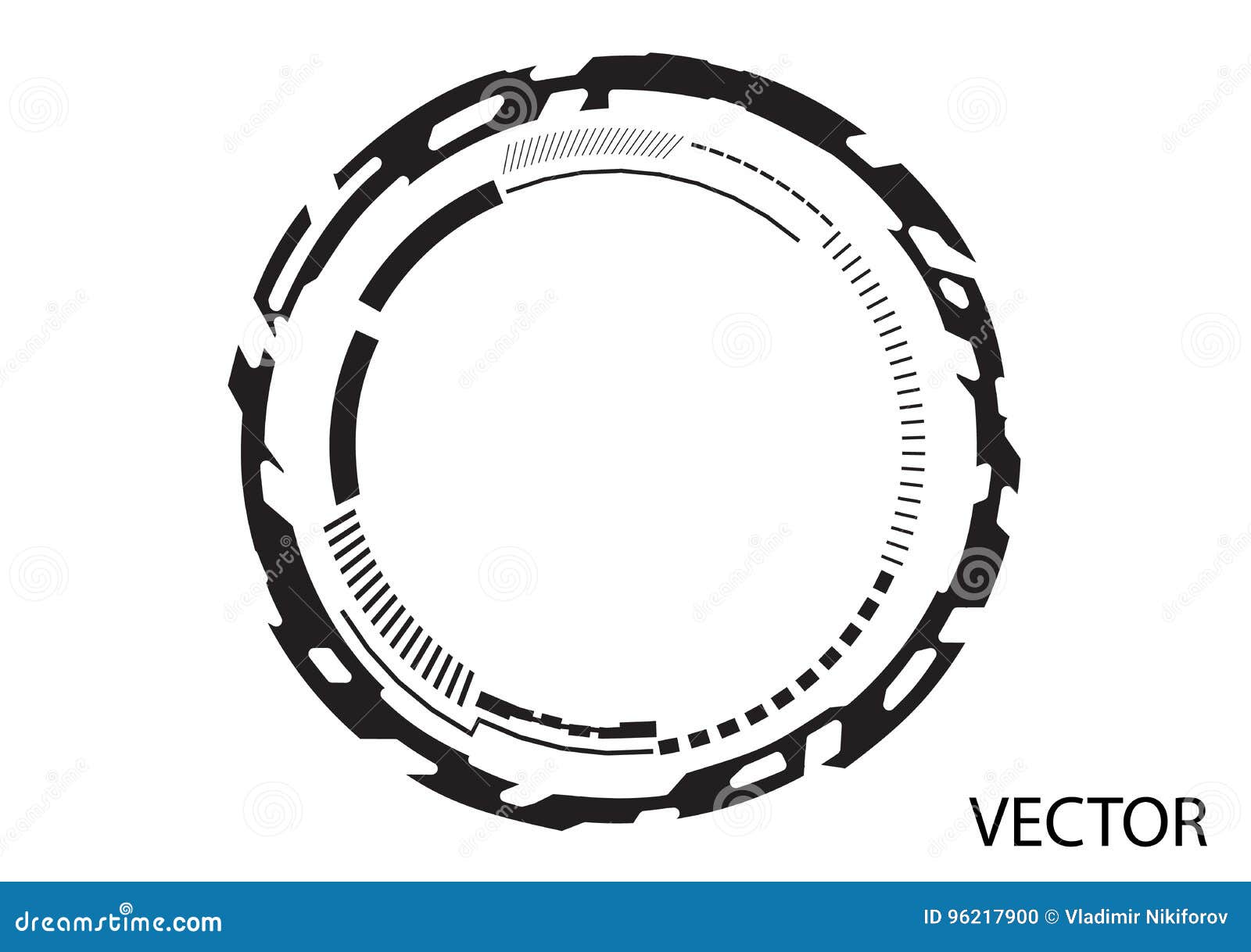 Logo Rond Sur Le Fond Blanc Illustration de Vecteur - Illustration du affaires, ligne: 96217900