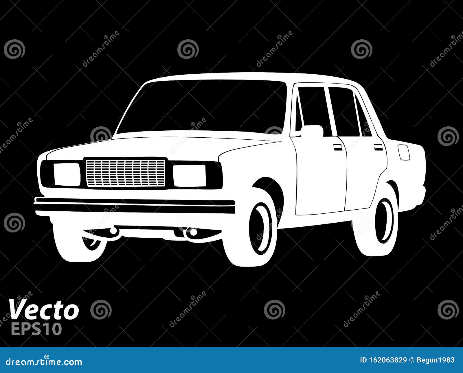 The Logo of Russian Cars in the Vector. Stock Vector Illustration of