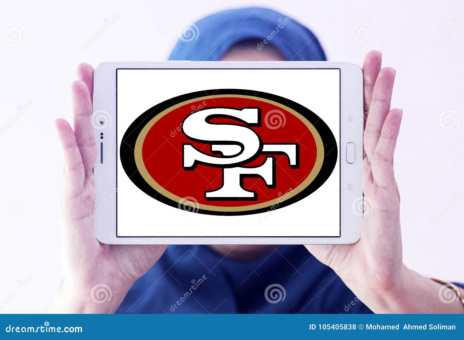 San Francisco 49ers American Football Team Logo Editorial