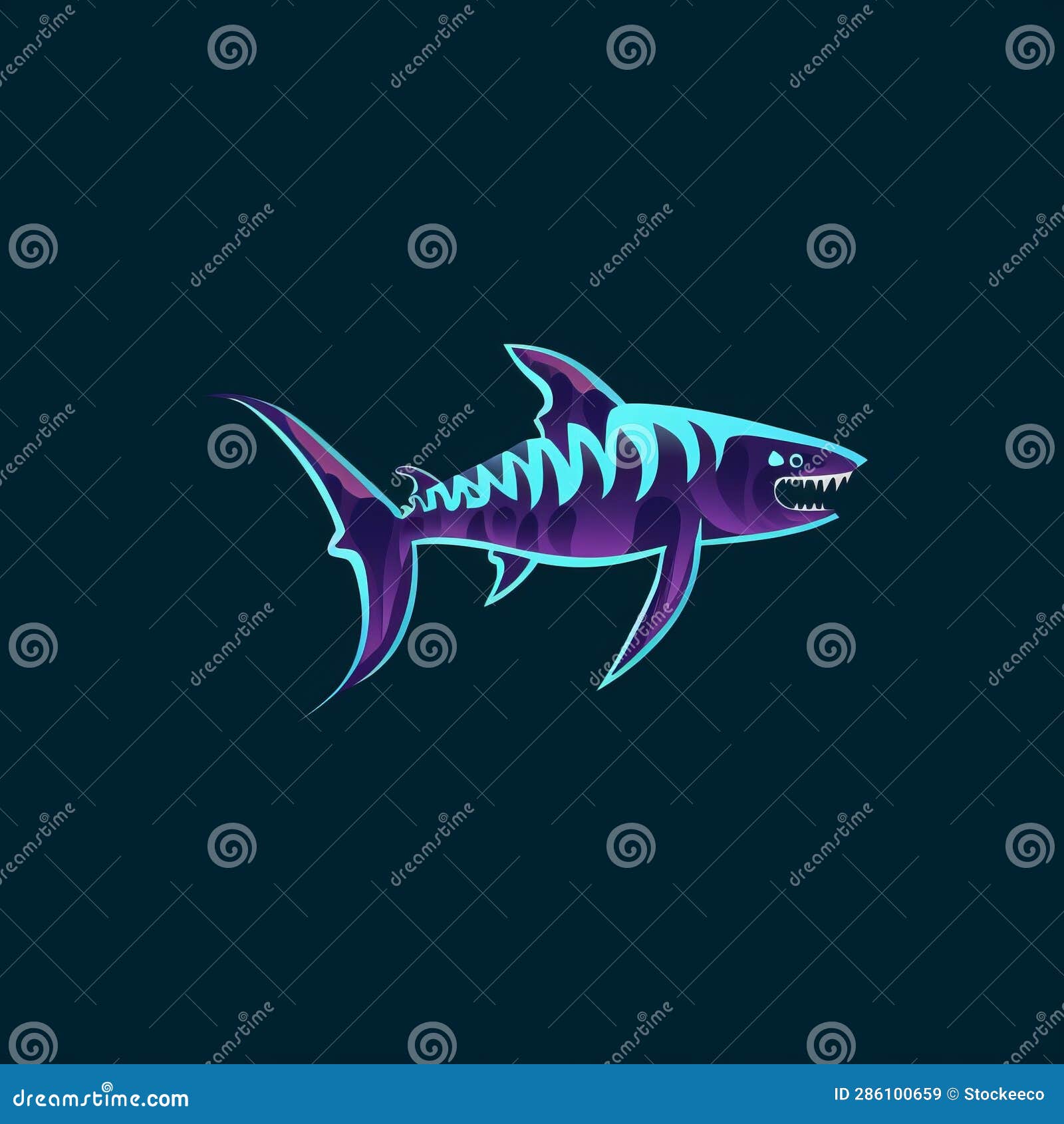 radiology unit logo: idiopathic thrombocytopenic purpura with zebra shark