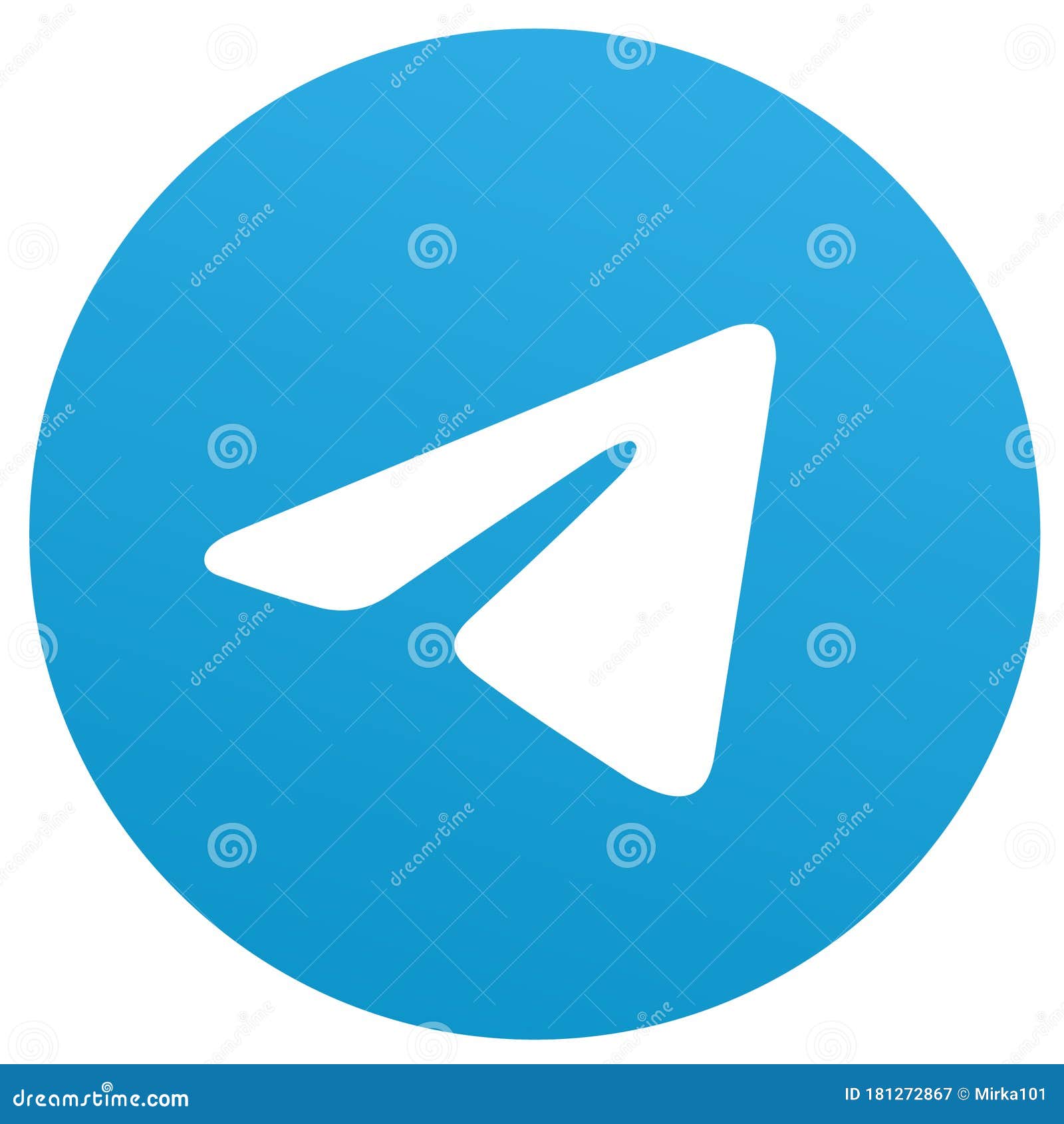 telegram logo,  format  on white background.