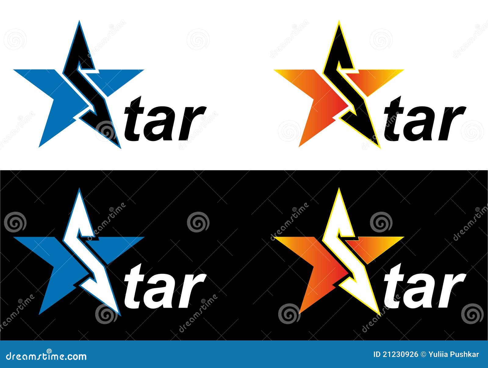 Logo Star Royalty Free Stock Image - Image: 21230926