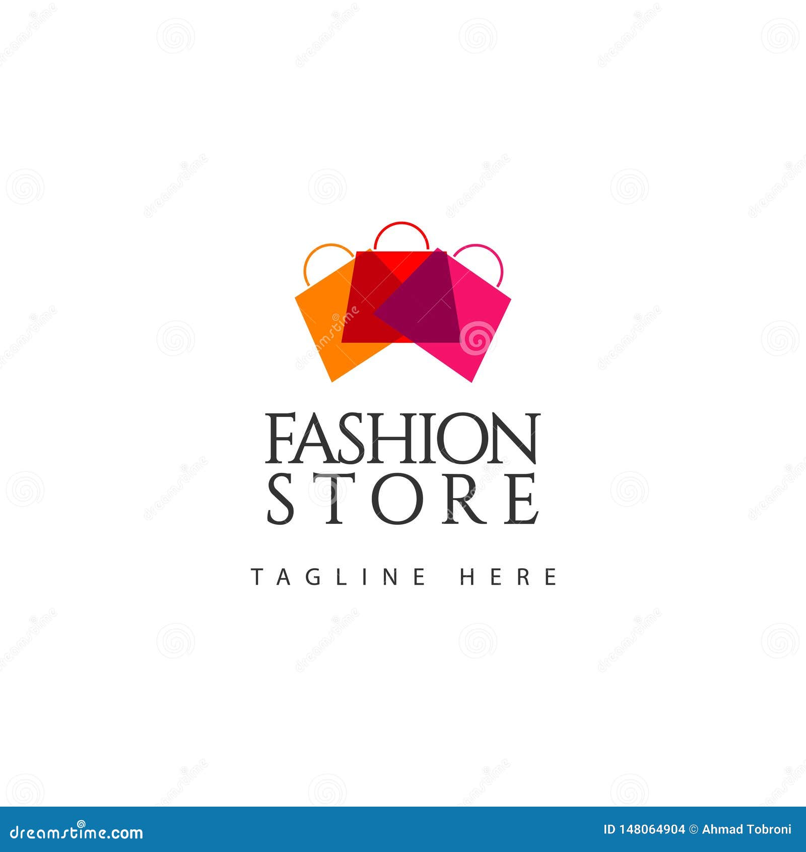 Fashion Store Logo Vector Template Design Illustration Stock Vector ...