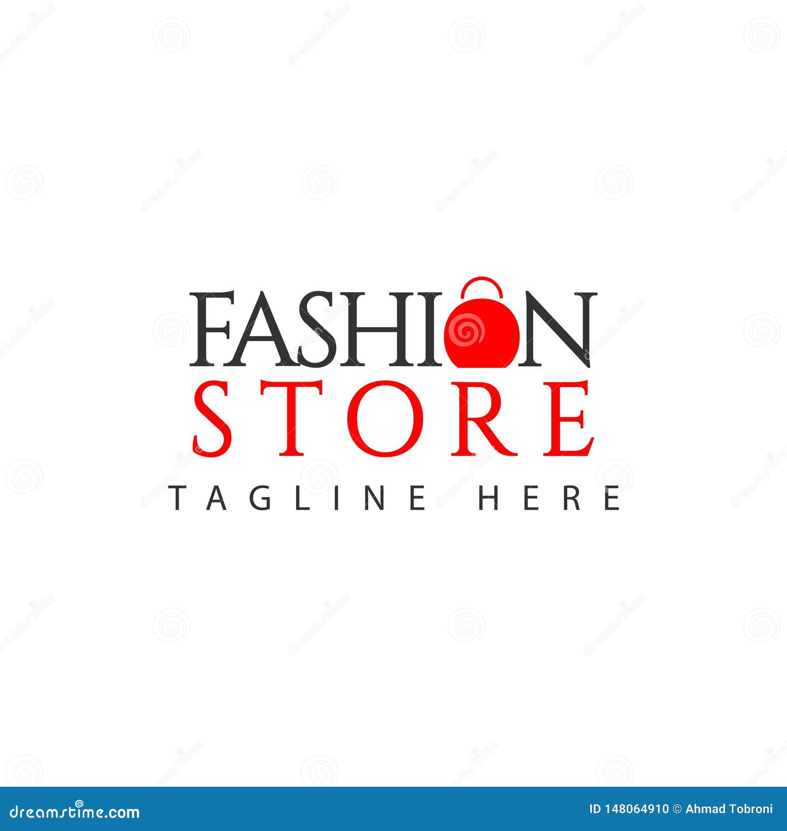 Download Fashion Store Logo Vector Template Design Illustration Stock Vector - Illustration of white ...