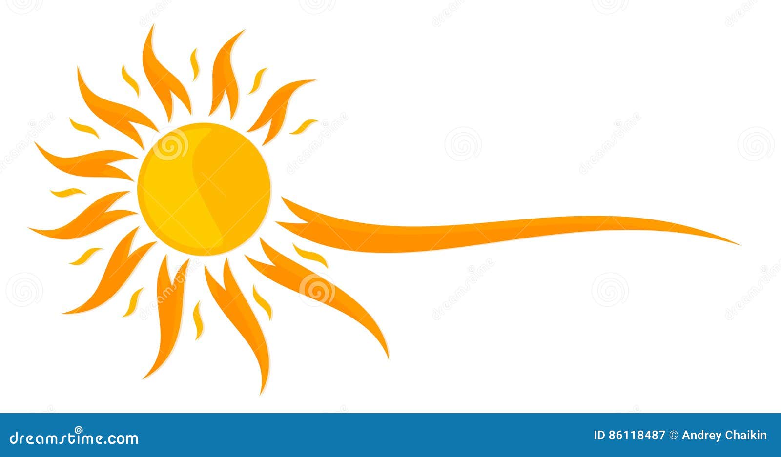 logo stylized sun.