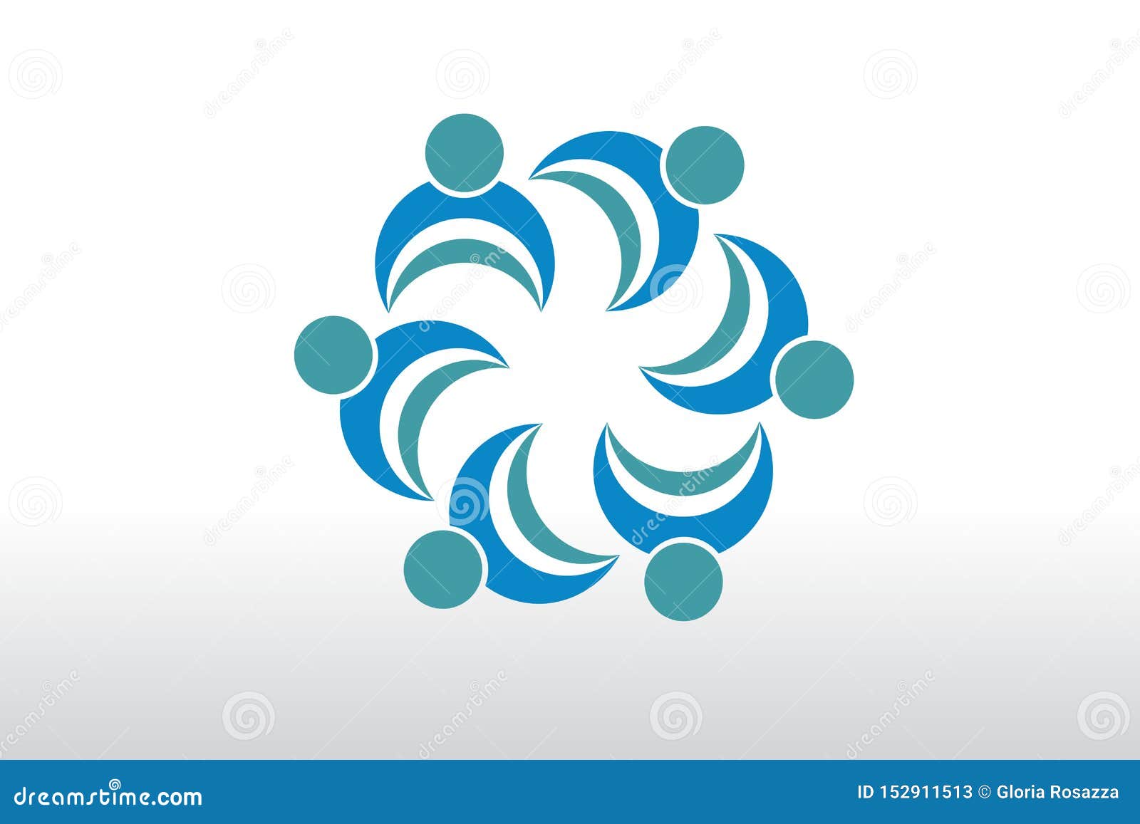 logo teamwork business unity people