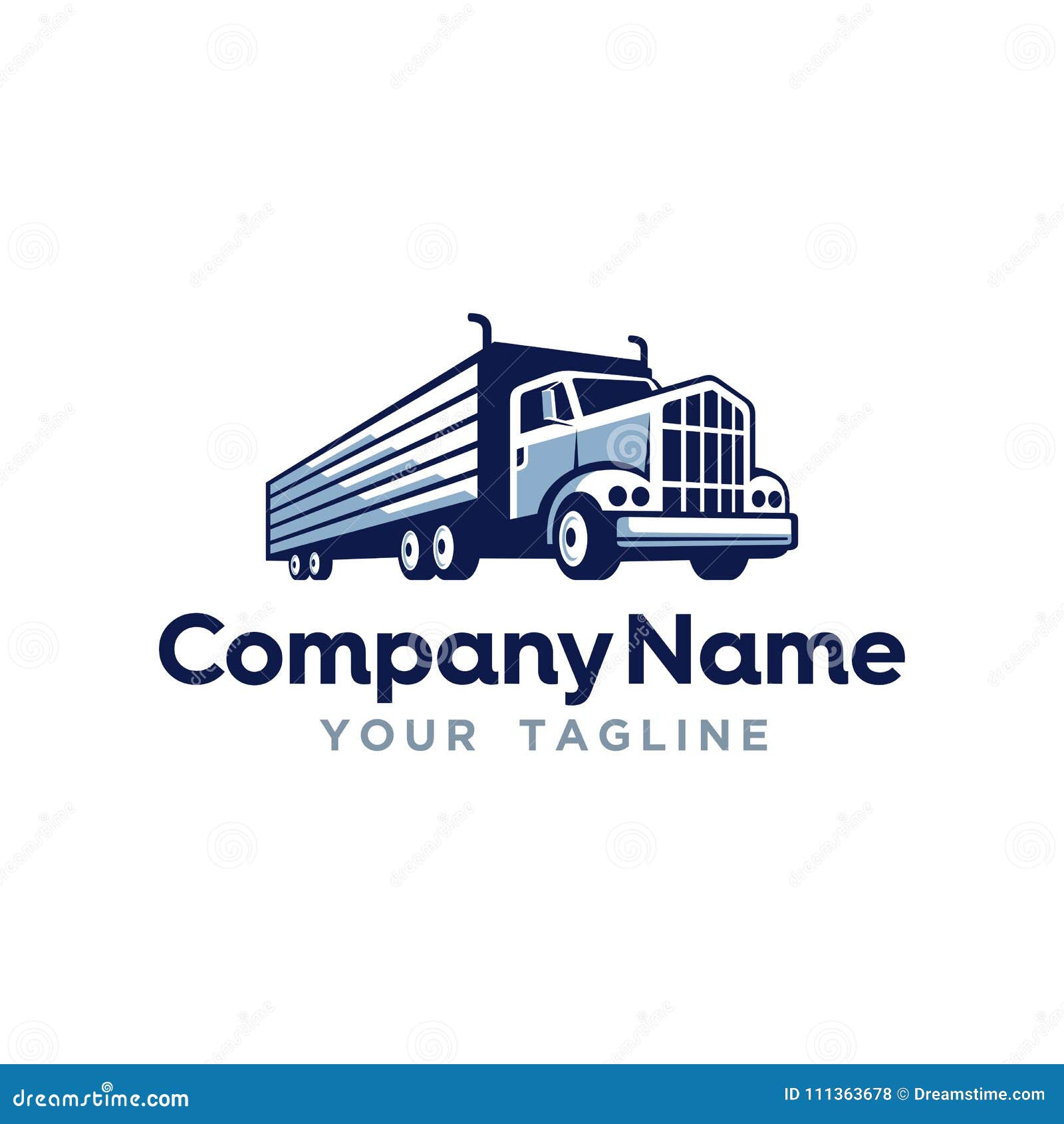 logo template for trucking transportation company