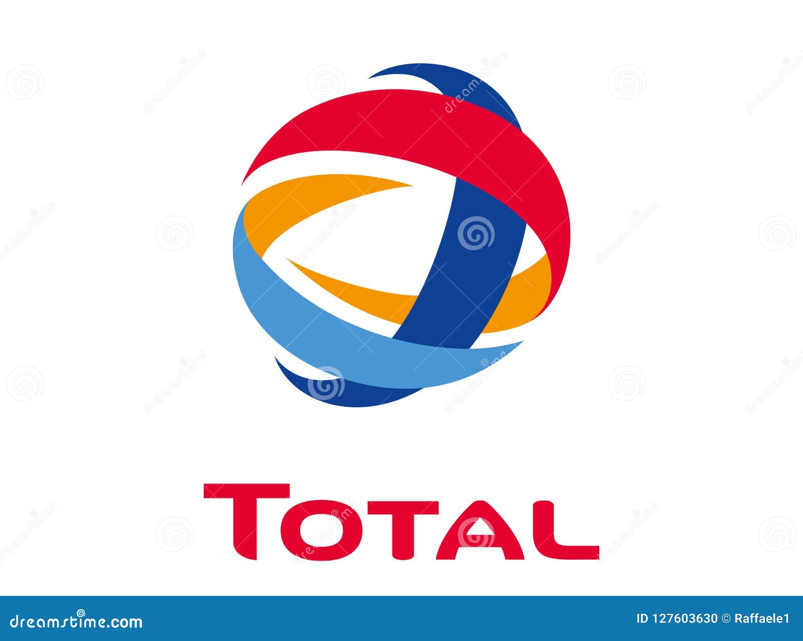 Logo Total editorial image. Illustration of diesel, aviable - 127603630