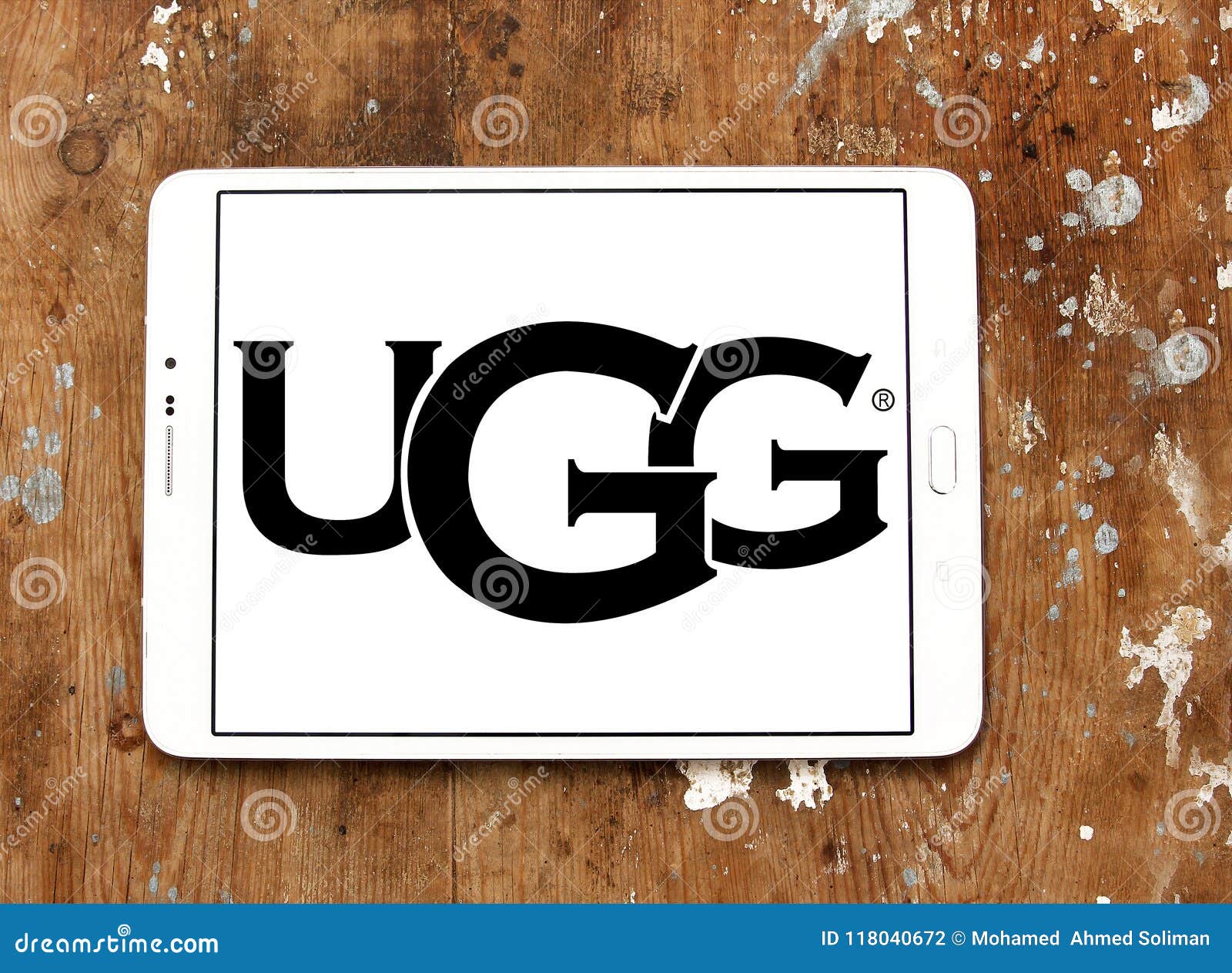 UGG footwear brand logo editorial photography. Image of motto - 118040672