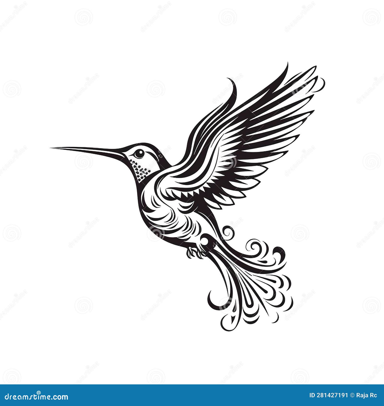 Logo voor kolibrie stock illustratie. Illustration of vogel - 281427191