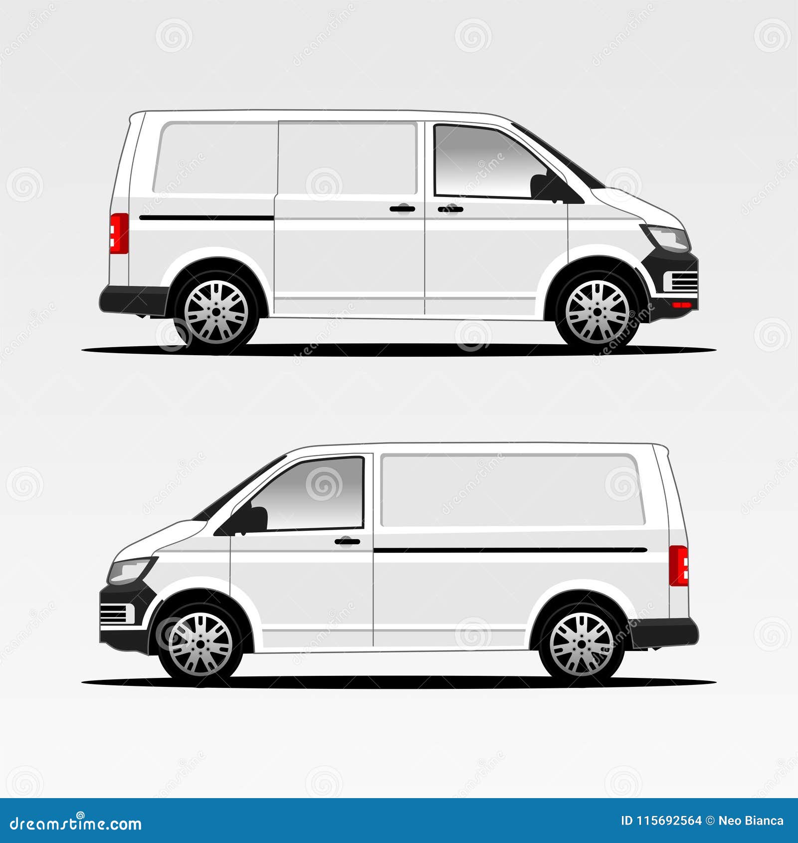 Download Minivan Car Vector Van Auto Vehicle Family Minibus Vehicle And Automobile Banner Isolated ...
