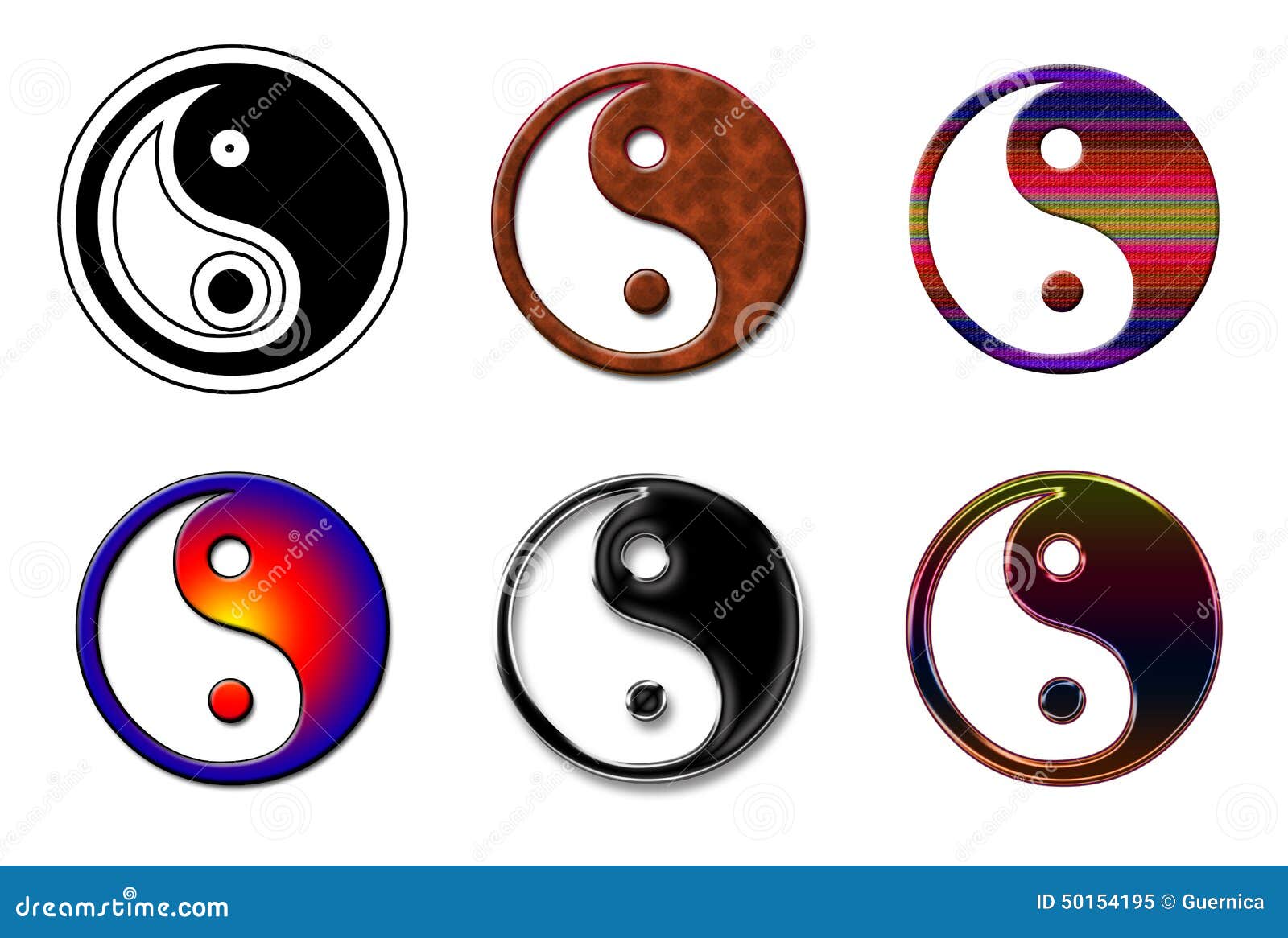 Logocollage Ying Yang stockbild. Illustration von yang - 50154195