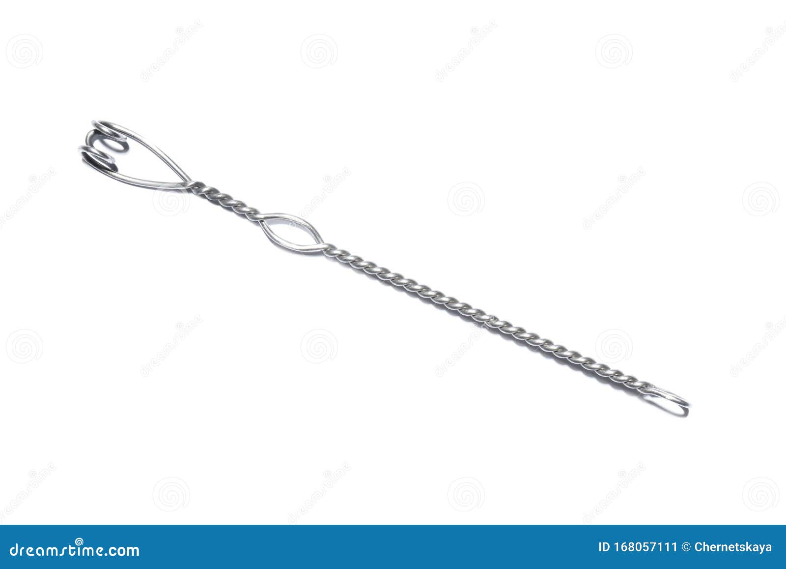 Logopedic Probe for Speech Therapy Isolated on White Stock Image