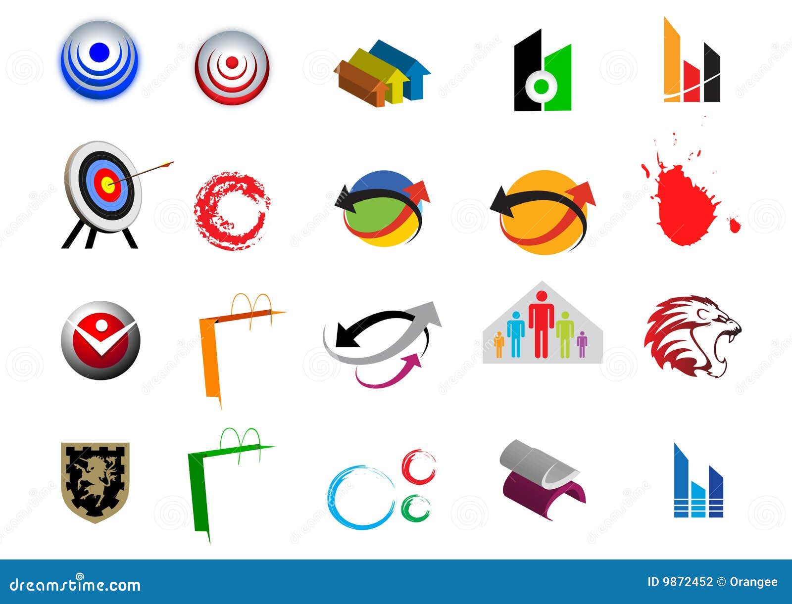 illustrated company logos