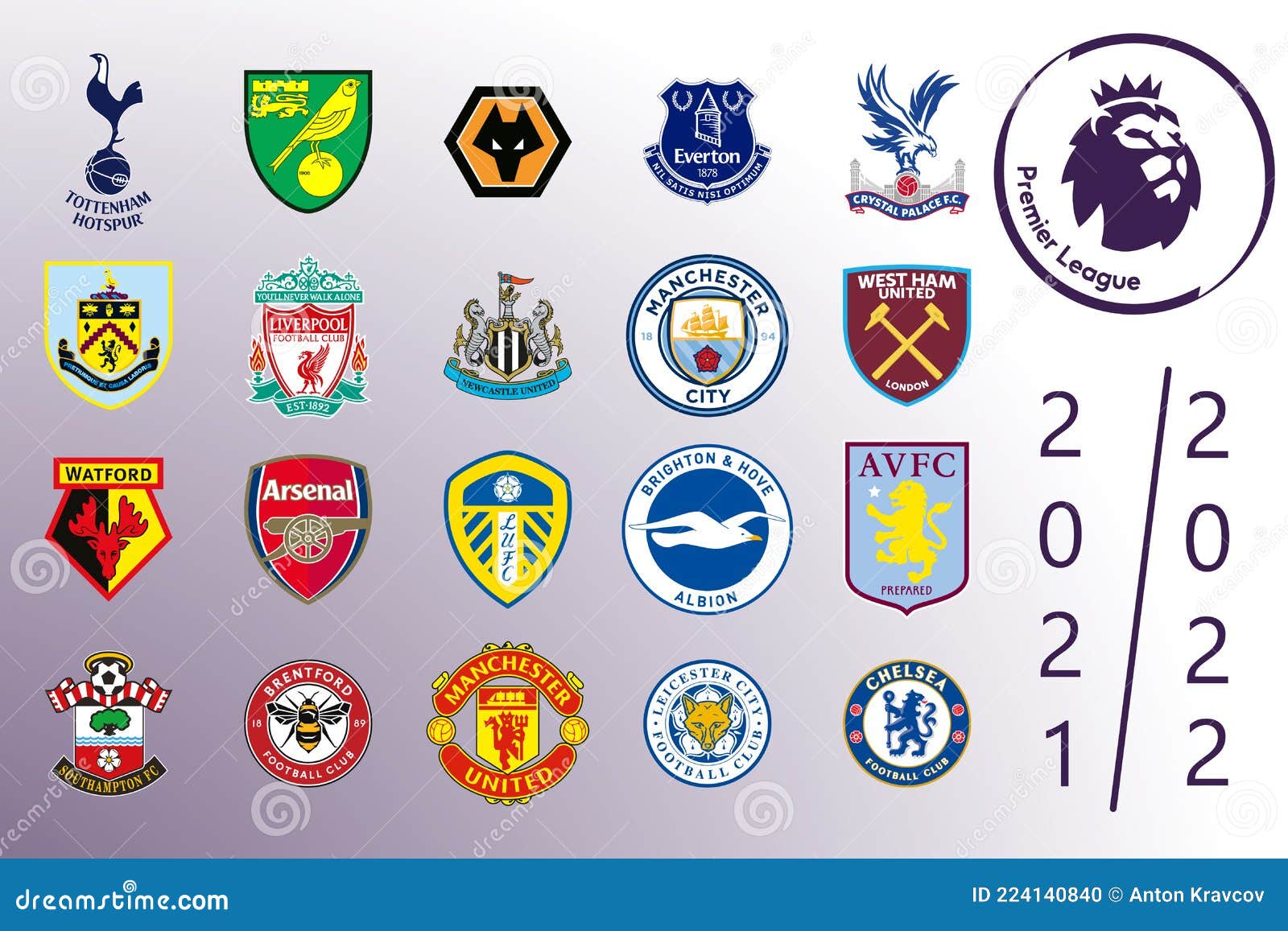 Arriba 83+ imagen premier league club logos