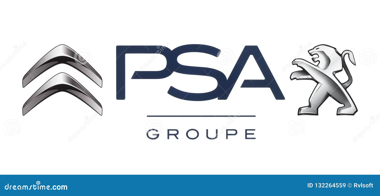 Logos D'alliance De Fabricants De Voiture : Citroen Et Peugeot