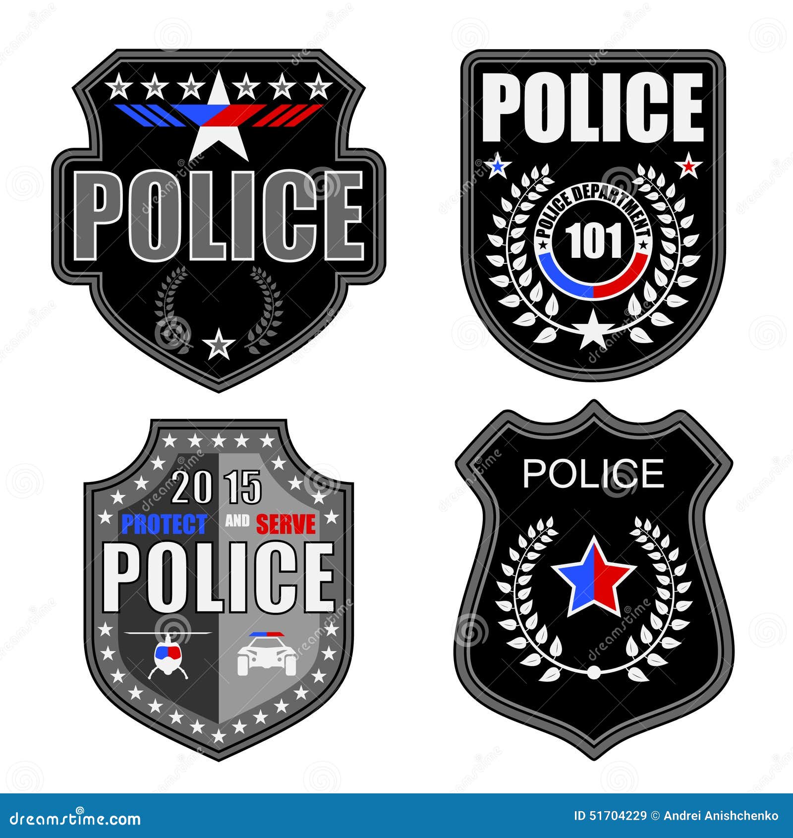 Logos de police illustration de vecteur. Illustration of insigne - 51704229