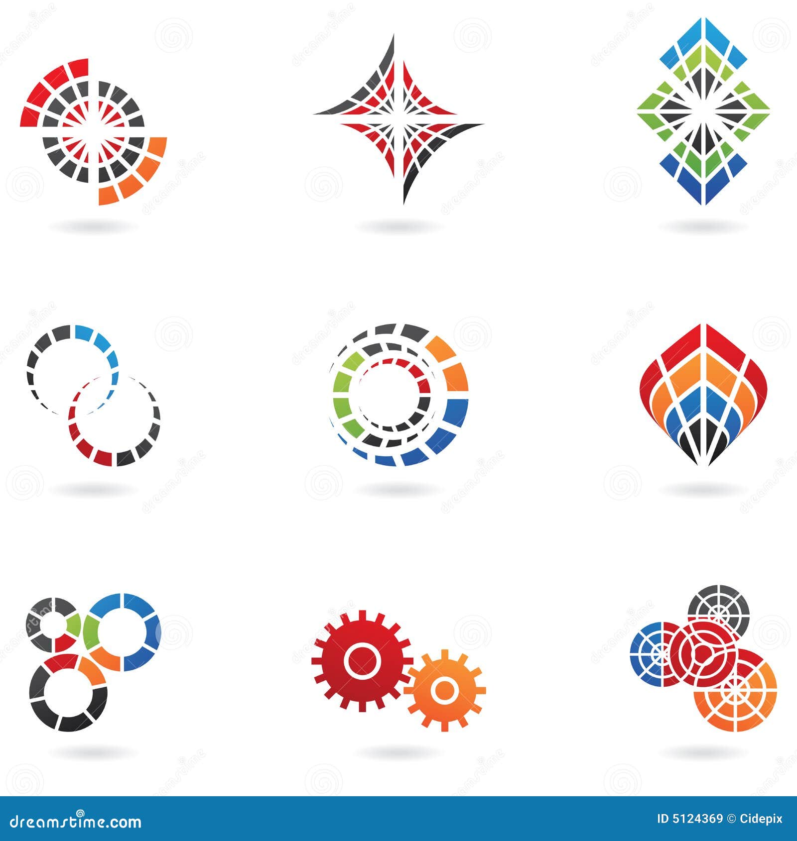 Logos Pour Votre Nom De Compagnie Illustration De Vecteur Illustration Du Ramassage Abstrait 5124369