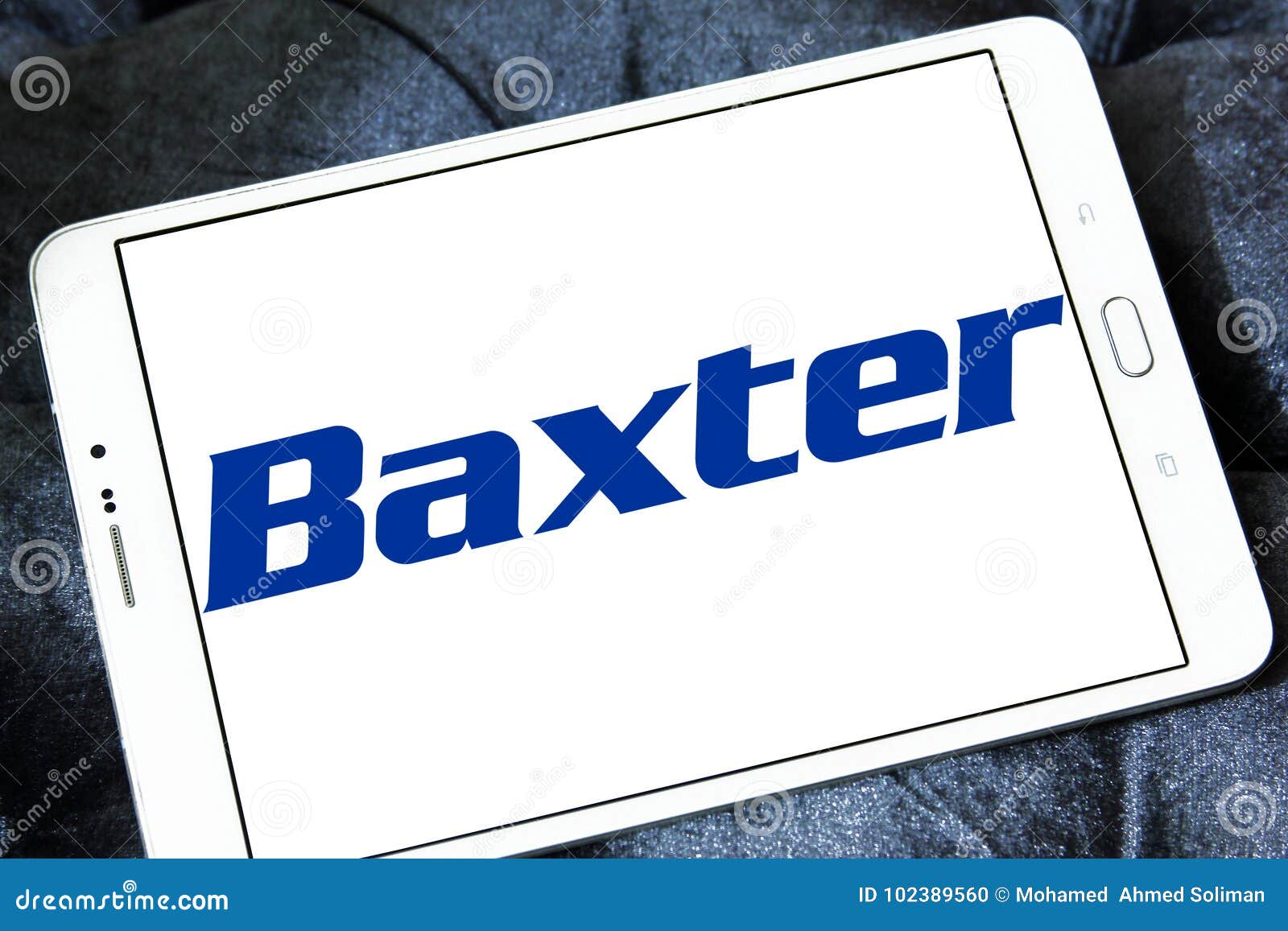 Logotipo Da Empresa De Baxter International Imagem Editorial Imagem