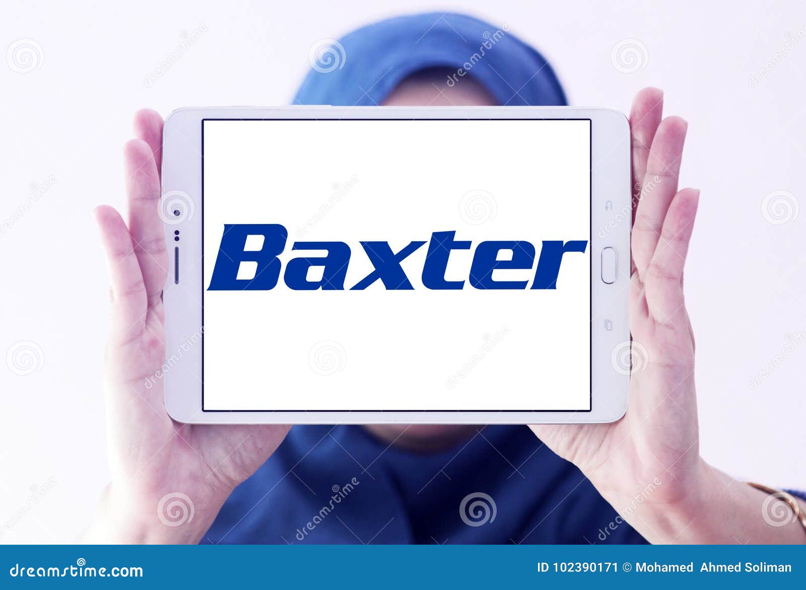 Logotipo Da Empresa De Baxter International Foto Editorial Imagem de