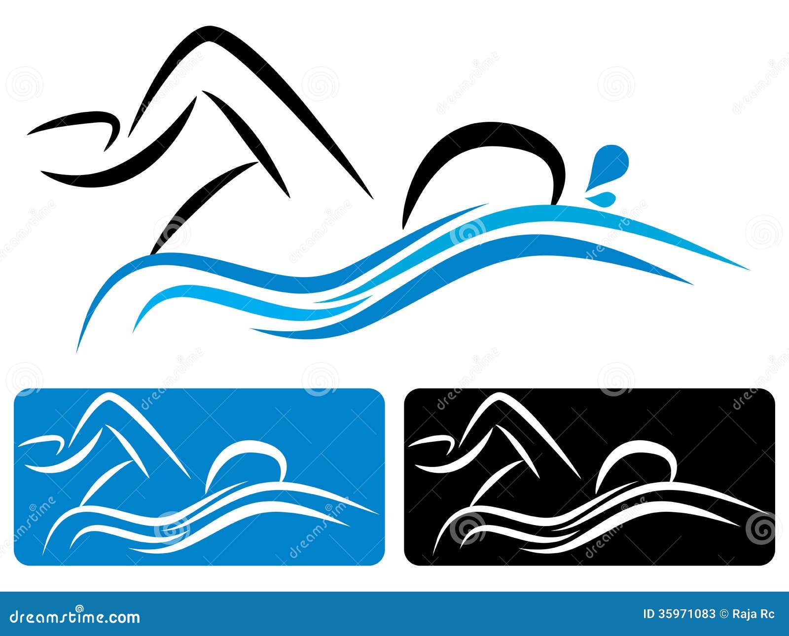 Logotipo Da Natacao Ilustracao Do Vetor Ilustracao De Natacao 35971083