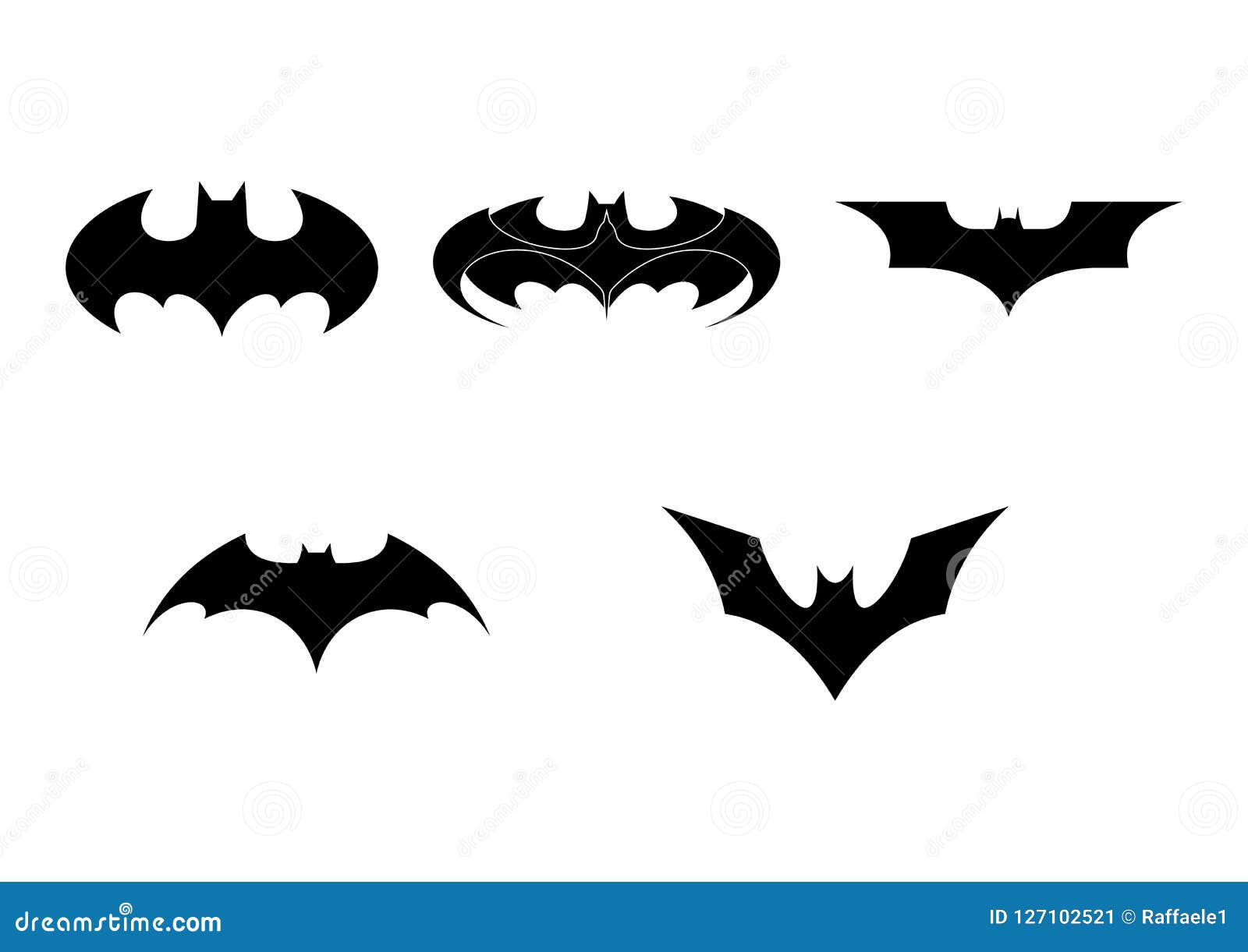 Logotipo De Batman, Super Héroe Foto editorial - Ilustración de blanco,  formato: 127102521