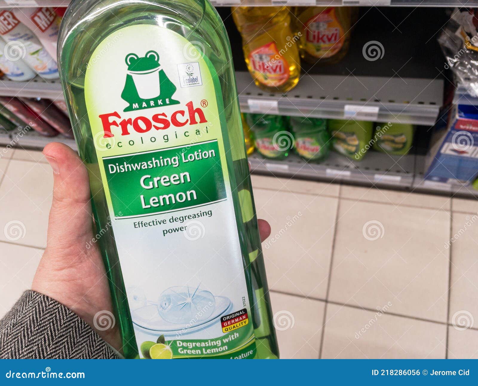 Logotipo De Detergente Frosch En Botellas De Líquido Lavavajillas Para La  Venta. Foto editorial - Imagen de marca, higiene: 218286056
