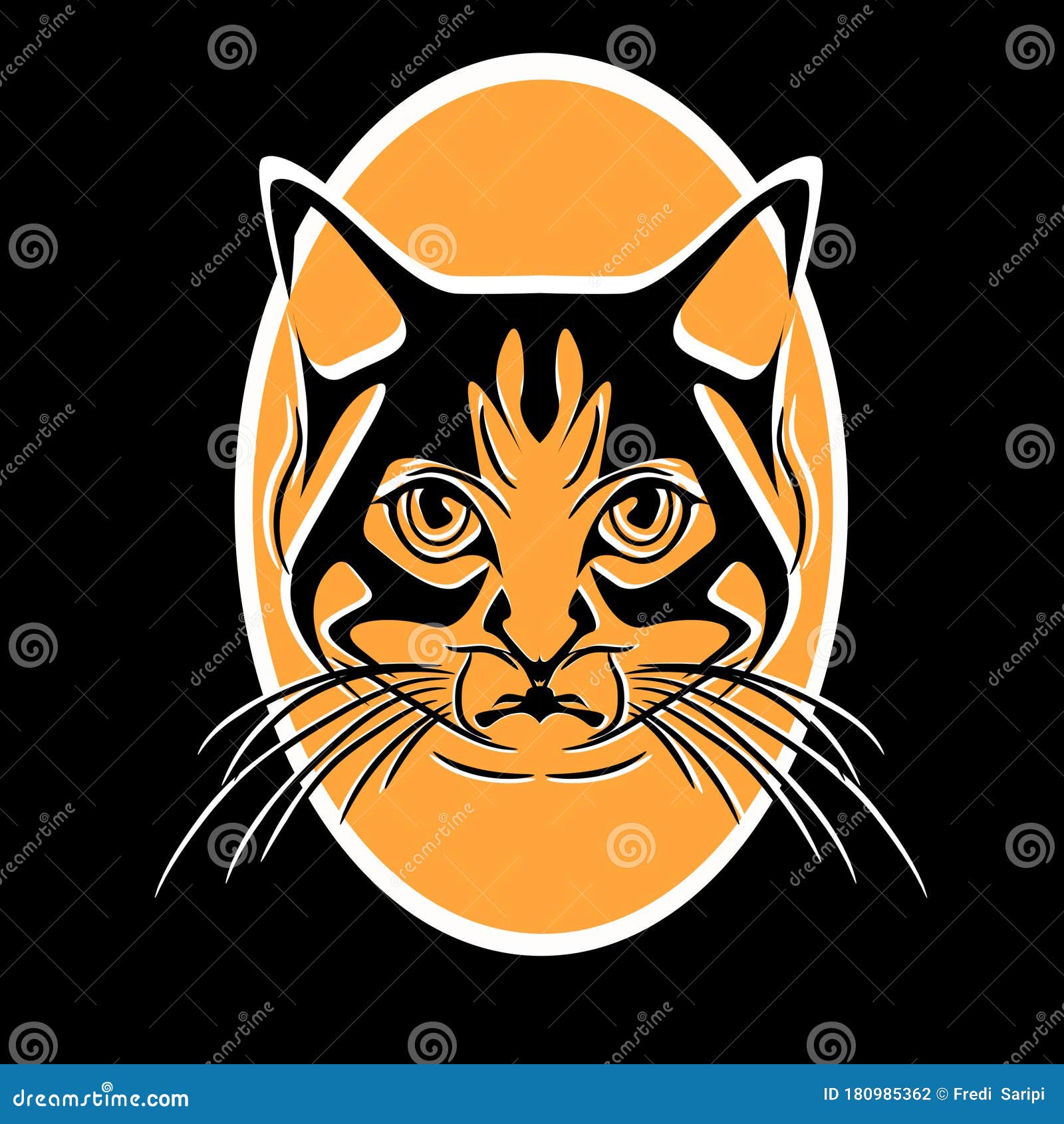 gato cabeça gatinho símbolo - jogos gato logotipo elegante