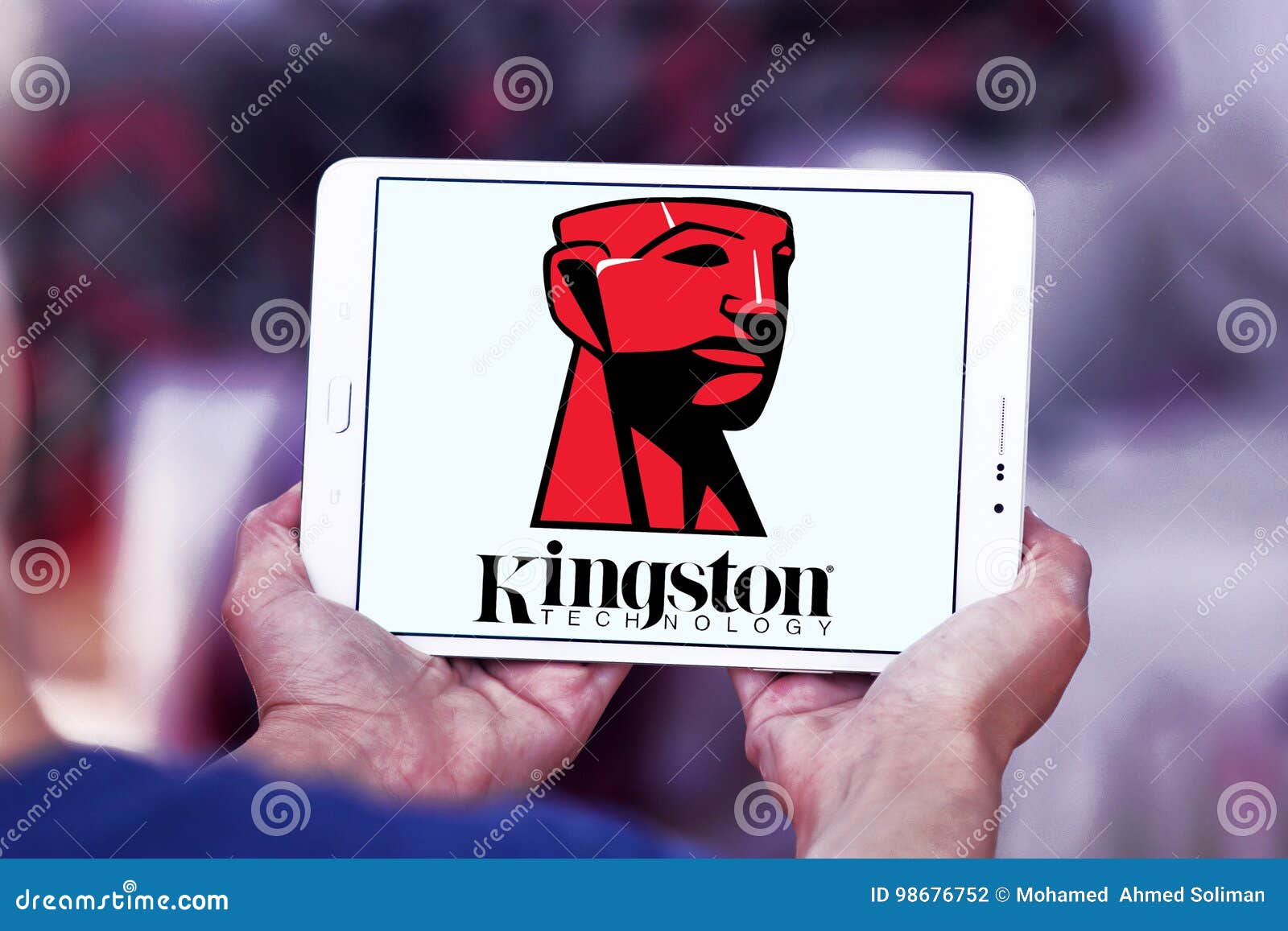 Logotipo De Kingston Technology Corporation Fotografía editorial