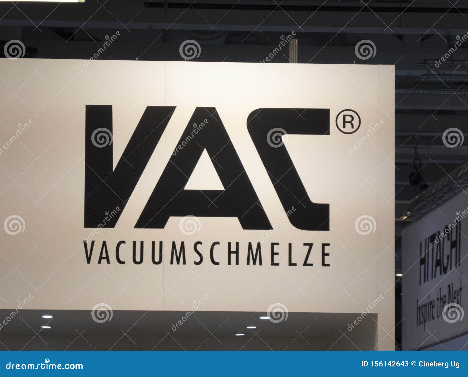 Logotipo De La Compa??a Del VAC Vacuumschmelze Foto de archivo