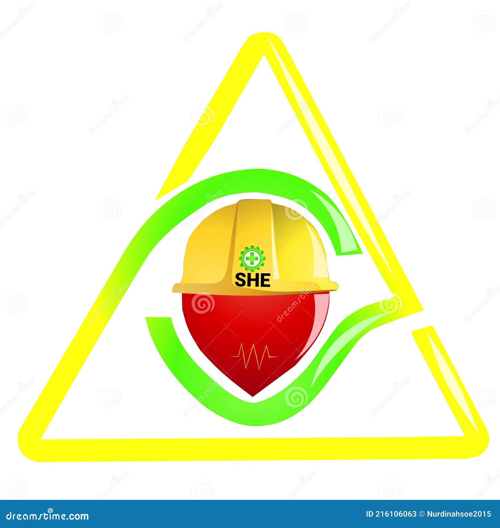 Logotipo De La Empresa Para Su Seguridad, Salud Y Medio Ambiente  Ilustración del Vector - Ilustración de icono, indicador: 216106063