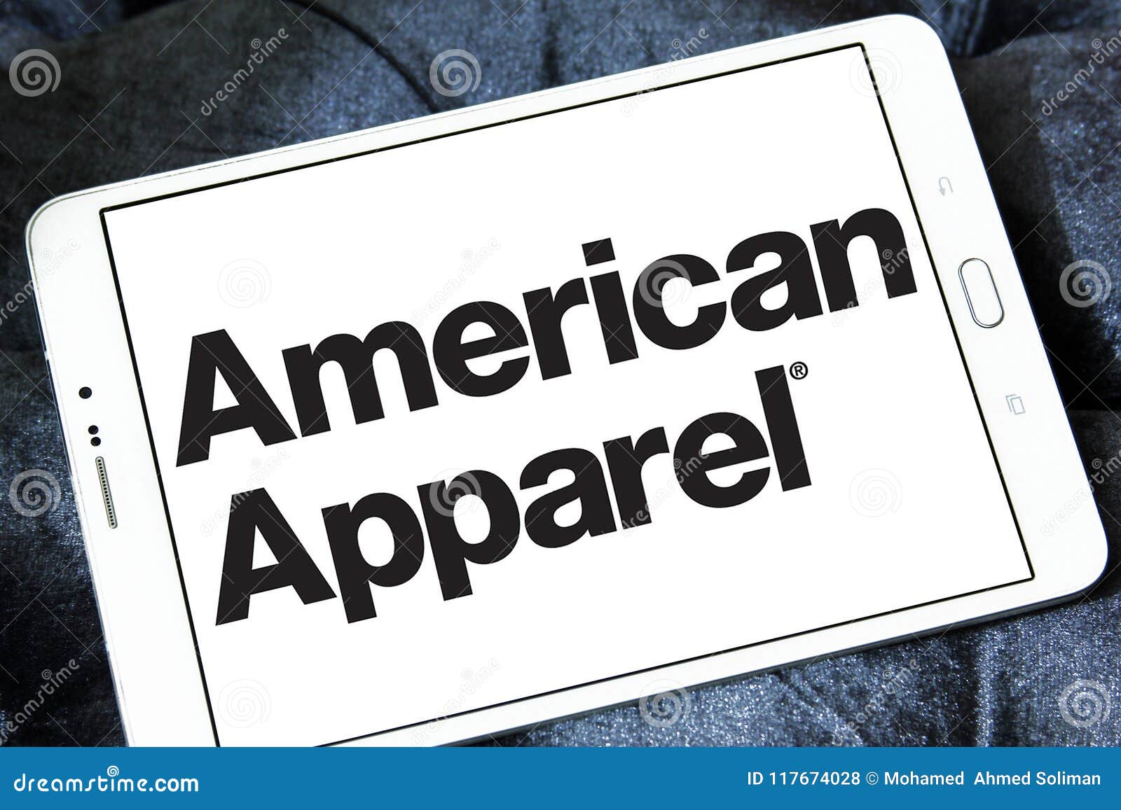 Logotipo De La Marca De La Ropa De American Apparel Foto de archivo