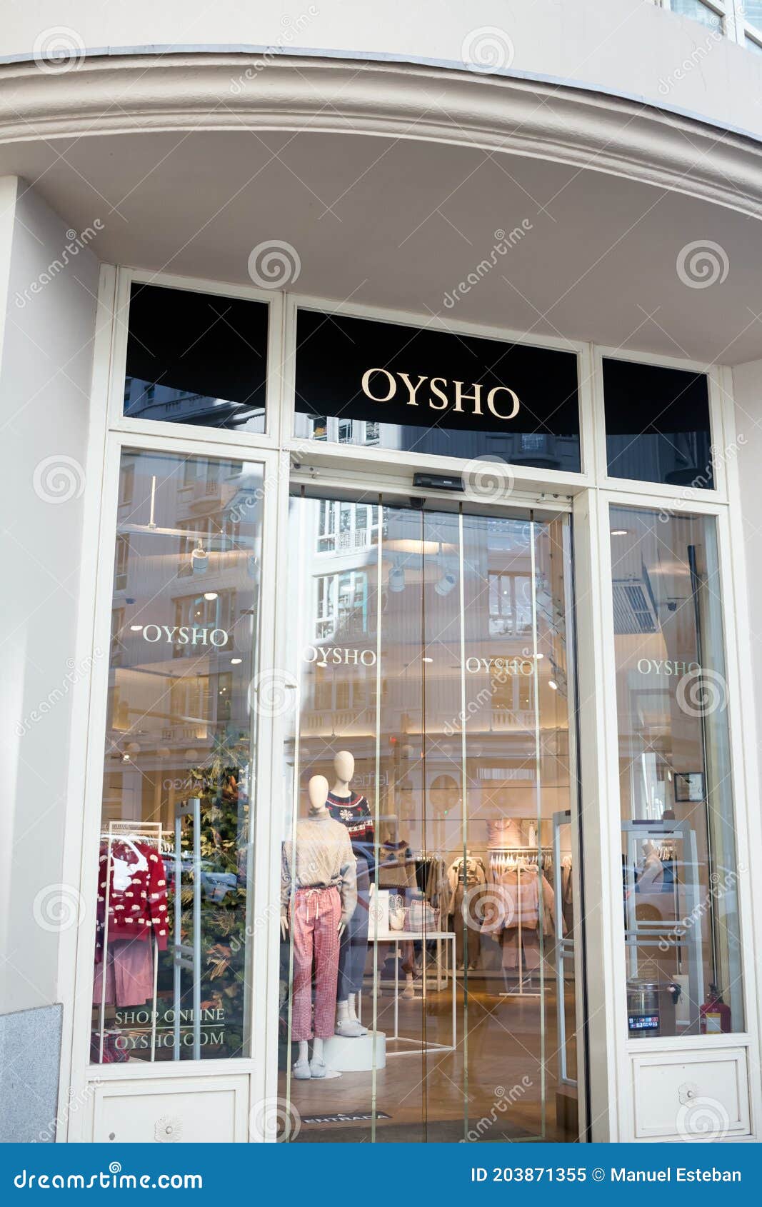 Logotipo De Oysho En La Tienda Imagen - Imagen de frente, fachada: 203871355