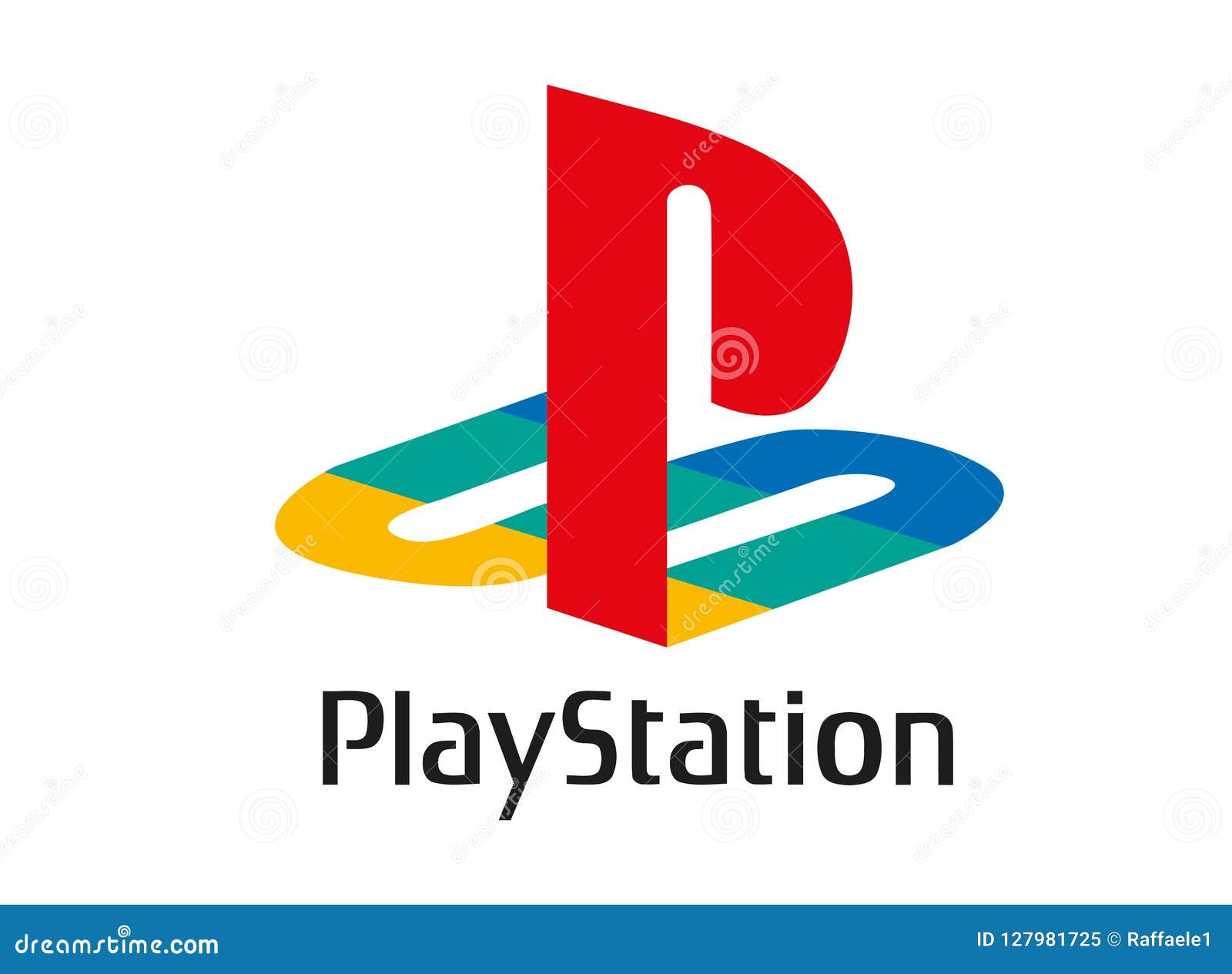Logotipo de Playstation imagen editorial. Ilustración de