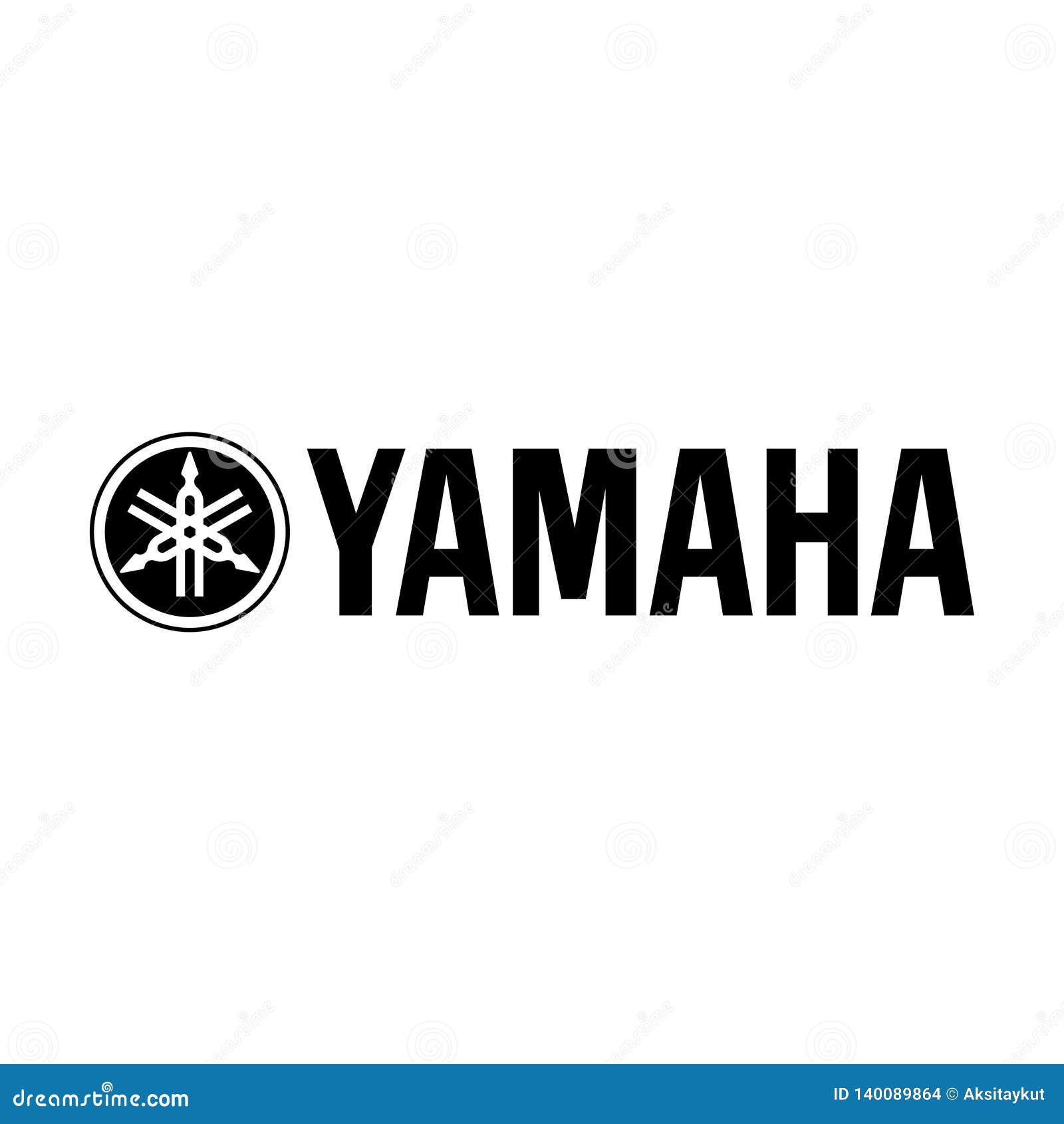 Logotipo Del Icono De Yamaha Imagen de archivo editorial - Ilustración de  barcos, icono: 140089864
