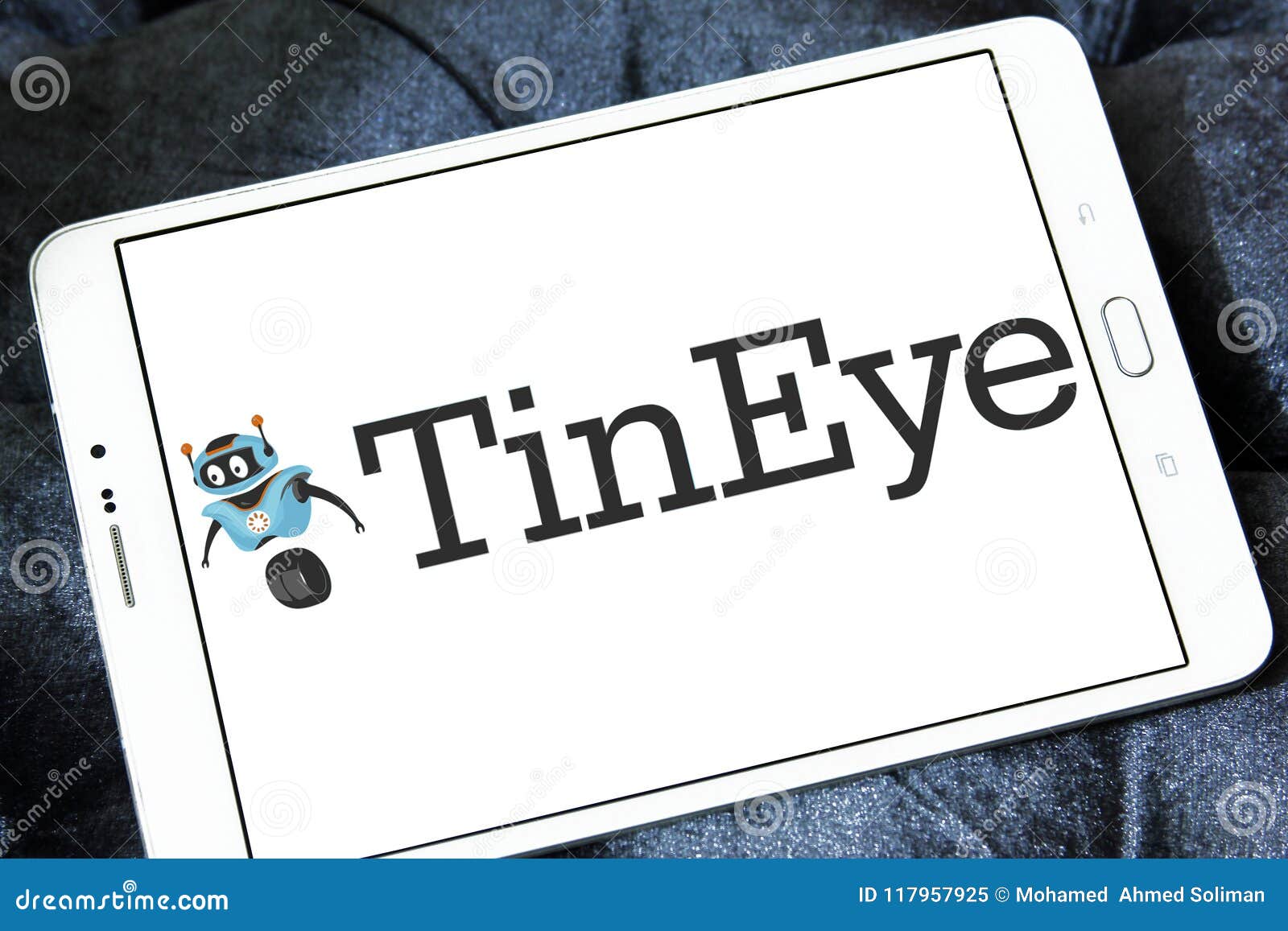 Logotipo Del Search Engine De TinEye Imagen editorial Imagen de foto
