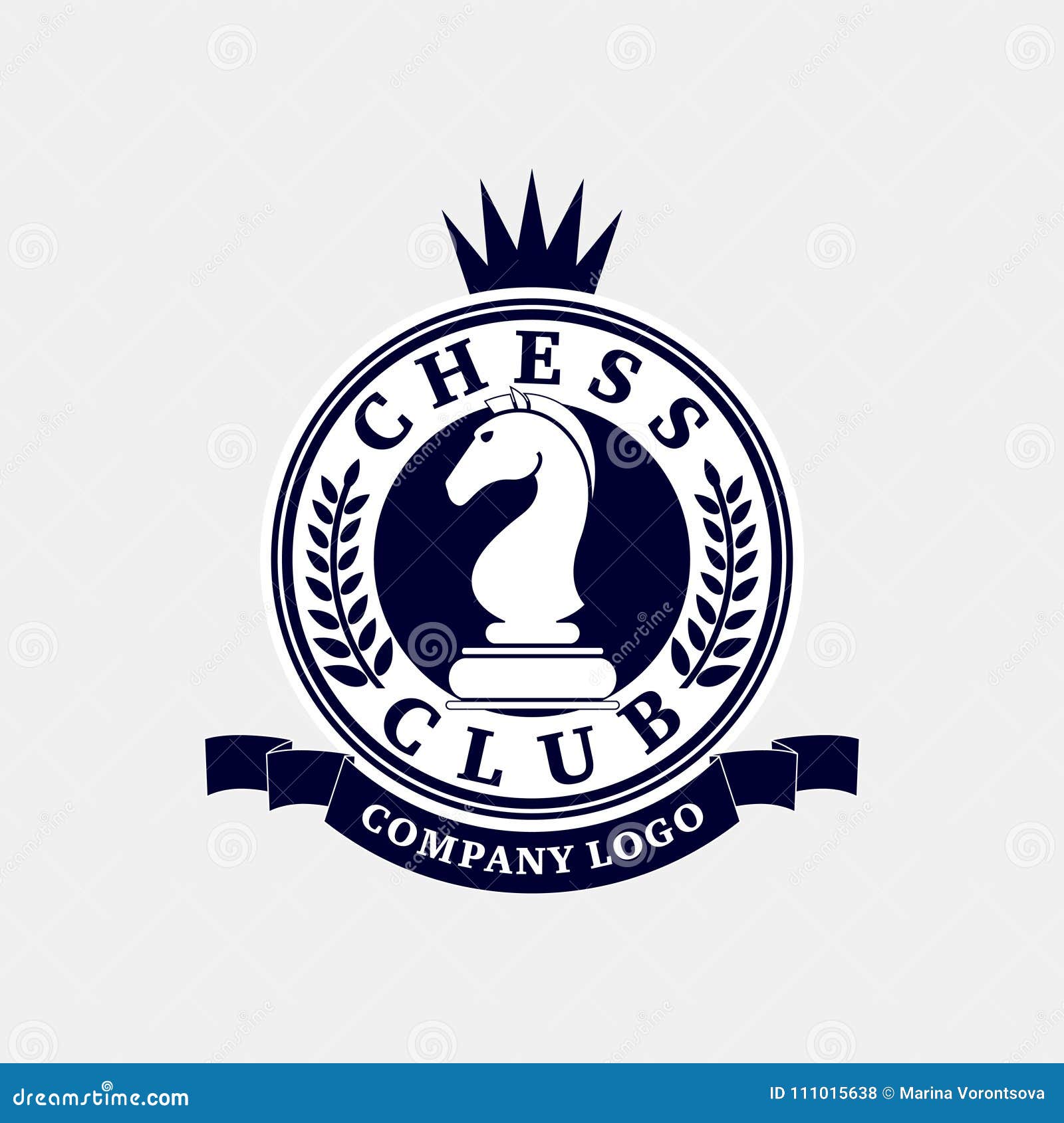 Logotipo do clube de xadrez