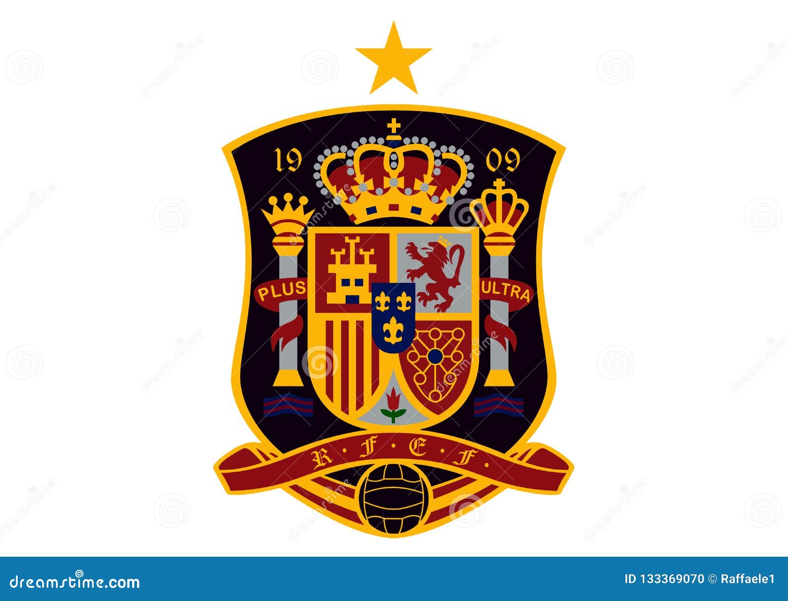 Logotipo Español Nacional Del Fútbol Imagen editorial - Ilustración de  formato, marcas: 133369070
