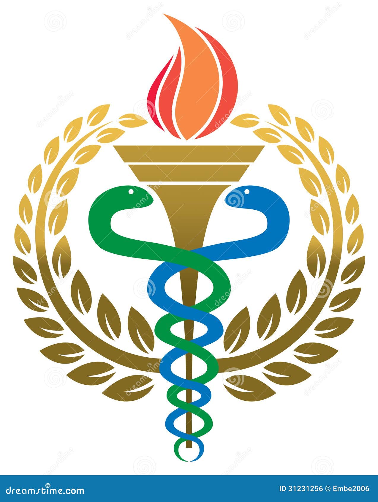 Logotipo Médico De La Medicina Ilustración del Vector Ilustración de