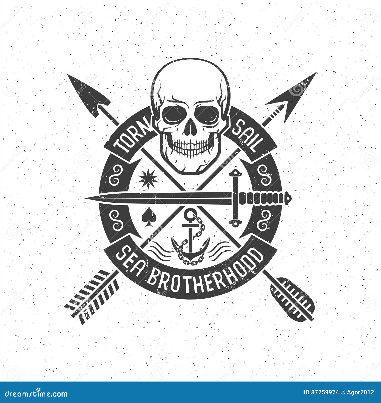 Página 4  Vetores e ilustrações de Logotipo cranio pirata para