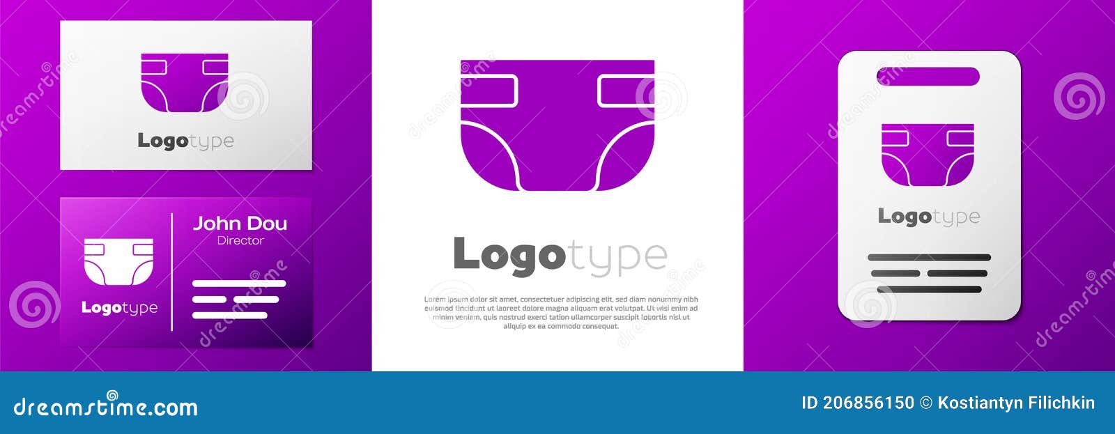 Baby Diaper Logo Stock Illustrations 2,428 Baby Diaper Logo Stock