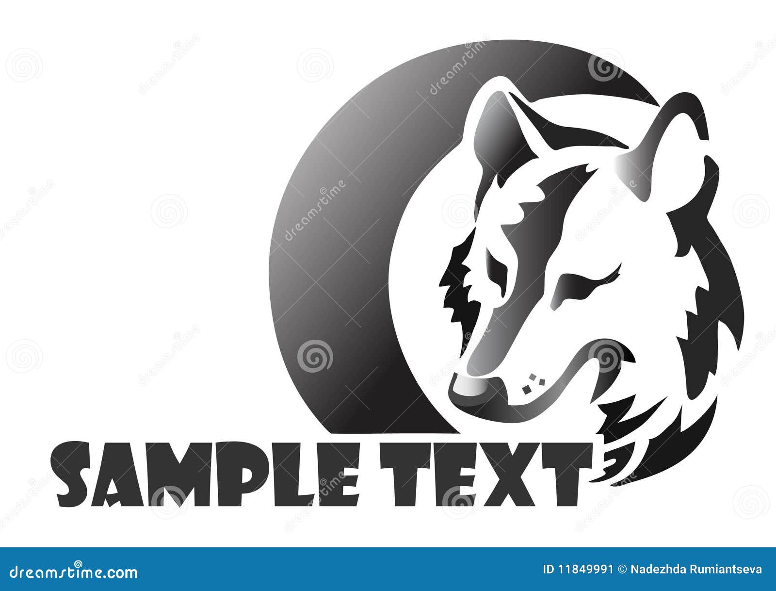 logotype wolf
