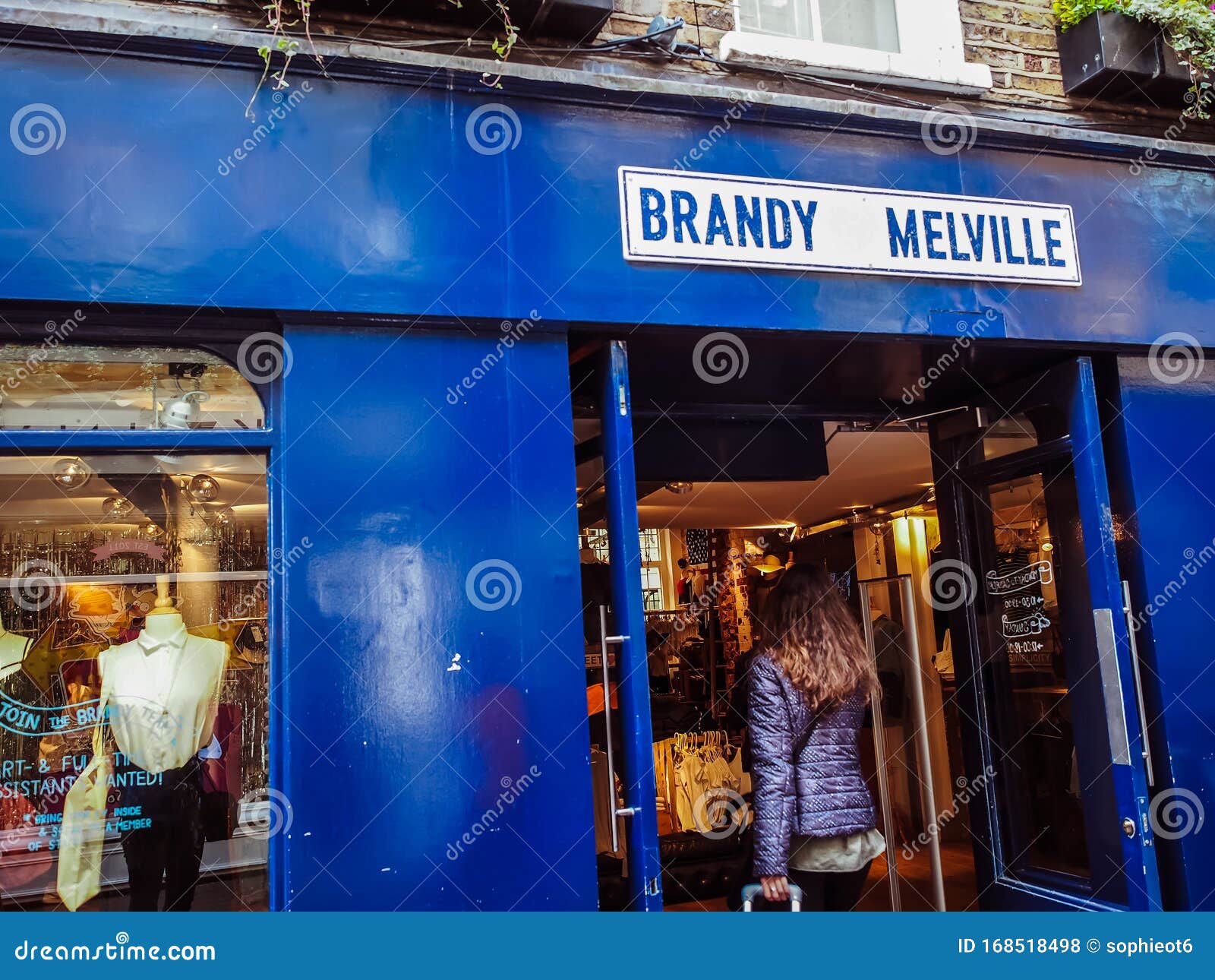 Loja Brandy Melville - Soho, Westminster Foto de Stock Editorial - Imagem  de stefan, italiano: 168518498