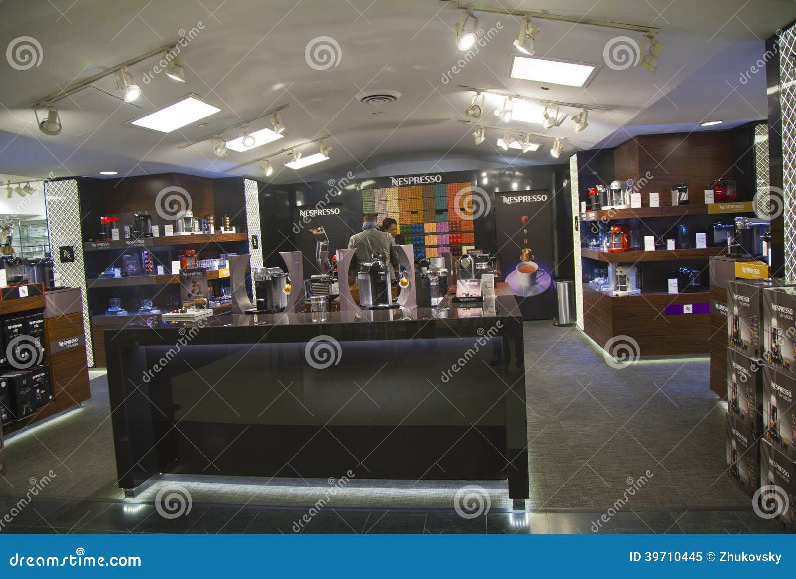 Loja De Nespresso Em New York Imagem Editorial Imagem de excitamento