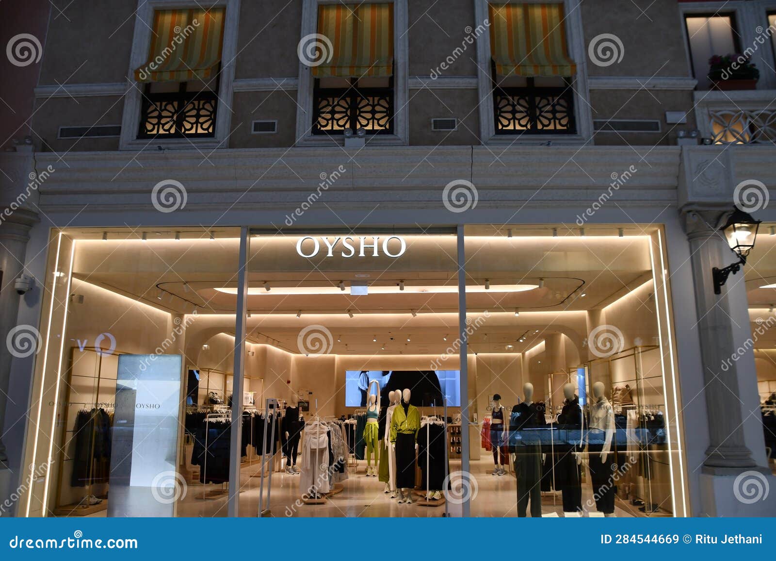 Spanish clothing retailer specialising in women's homewear and undergarments  owned by Inditex group, Oysho, store seen in Spain Stock Photo - Alamy